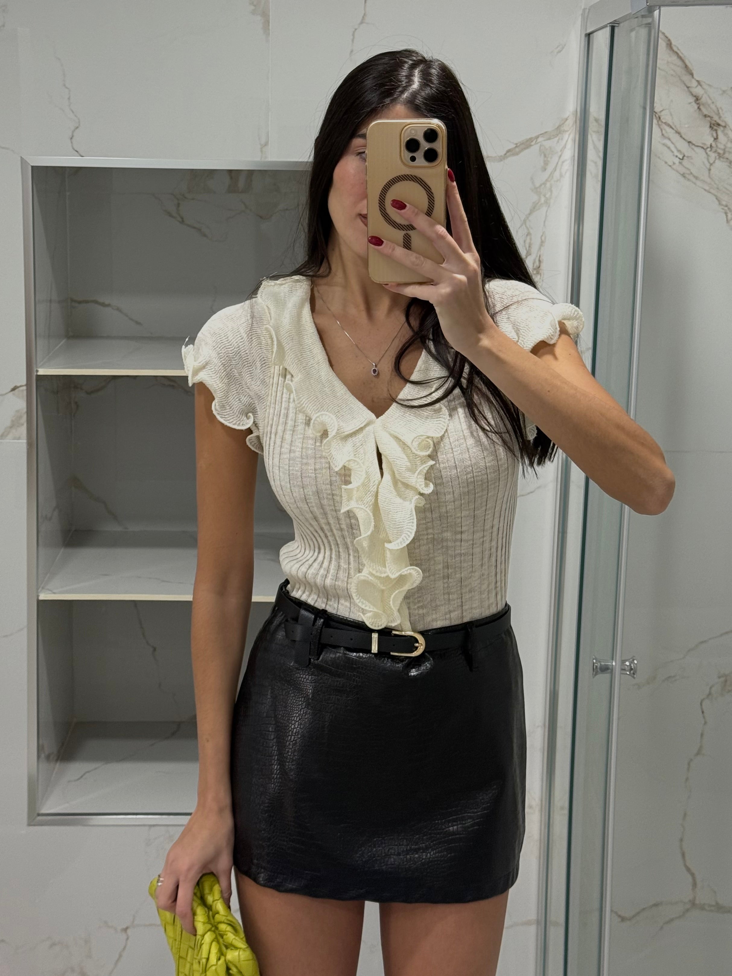 Maglia Fru panna