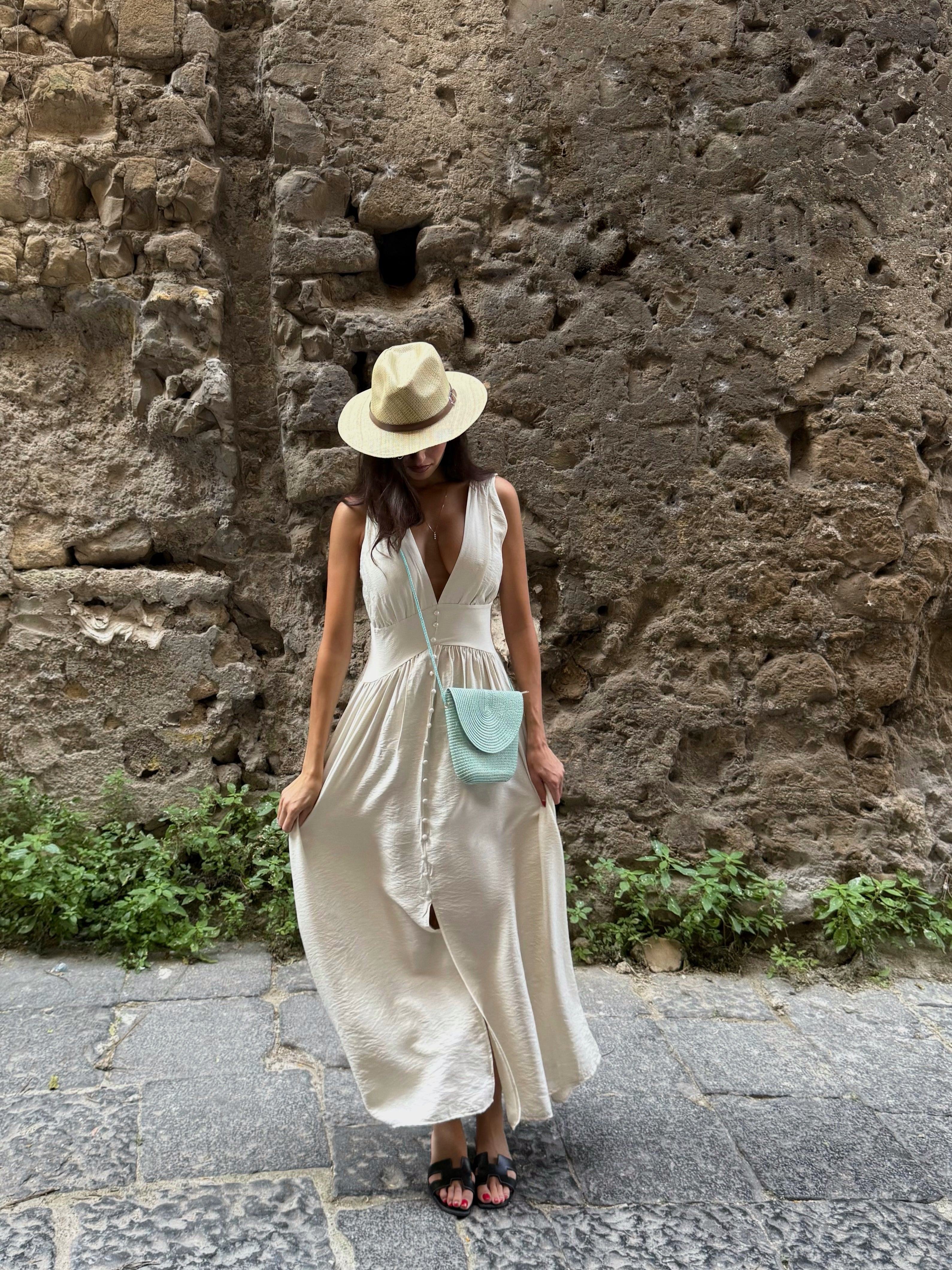 Dress Santorini beige - LadyB Shop Online