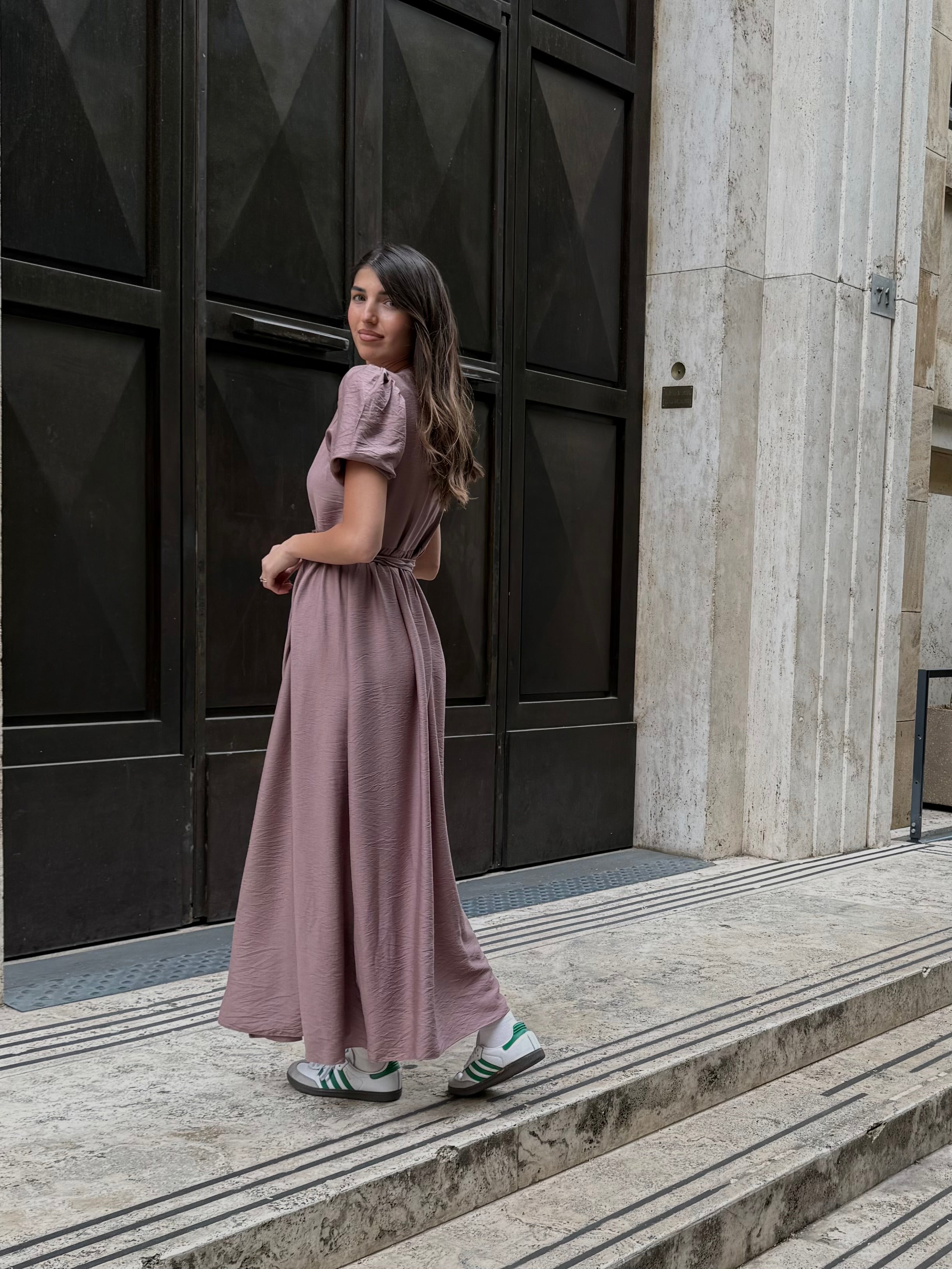 Dress Lucy fango - LadyB Shop Online