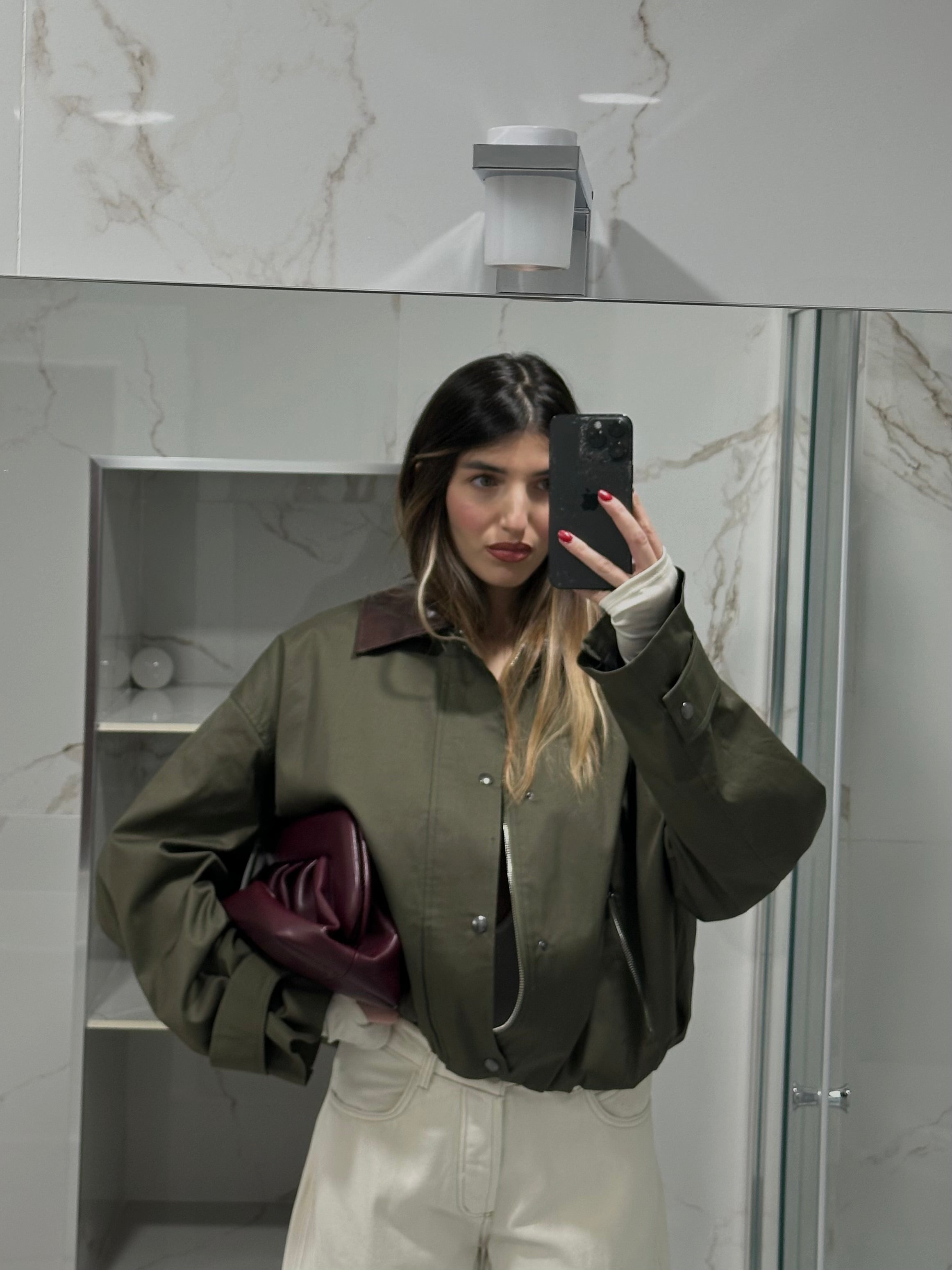 Trench lumina verde - LadyB Shop Online