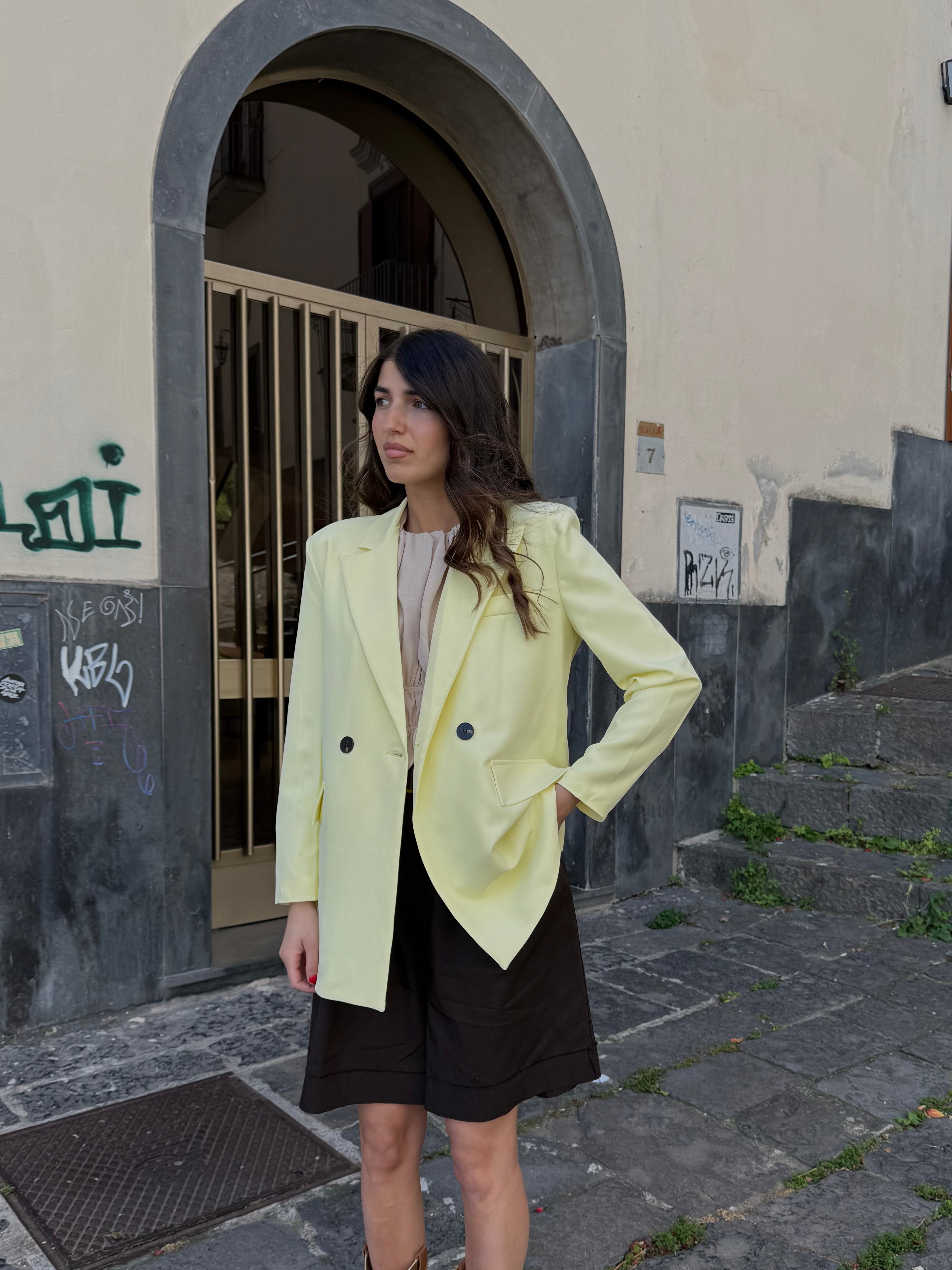 Blazer by just west giallo - LadyB Shop Online