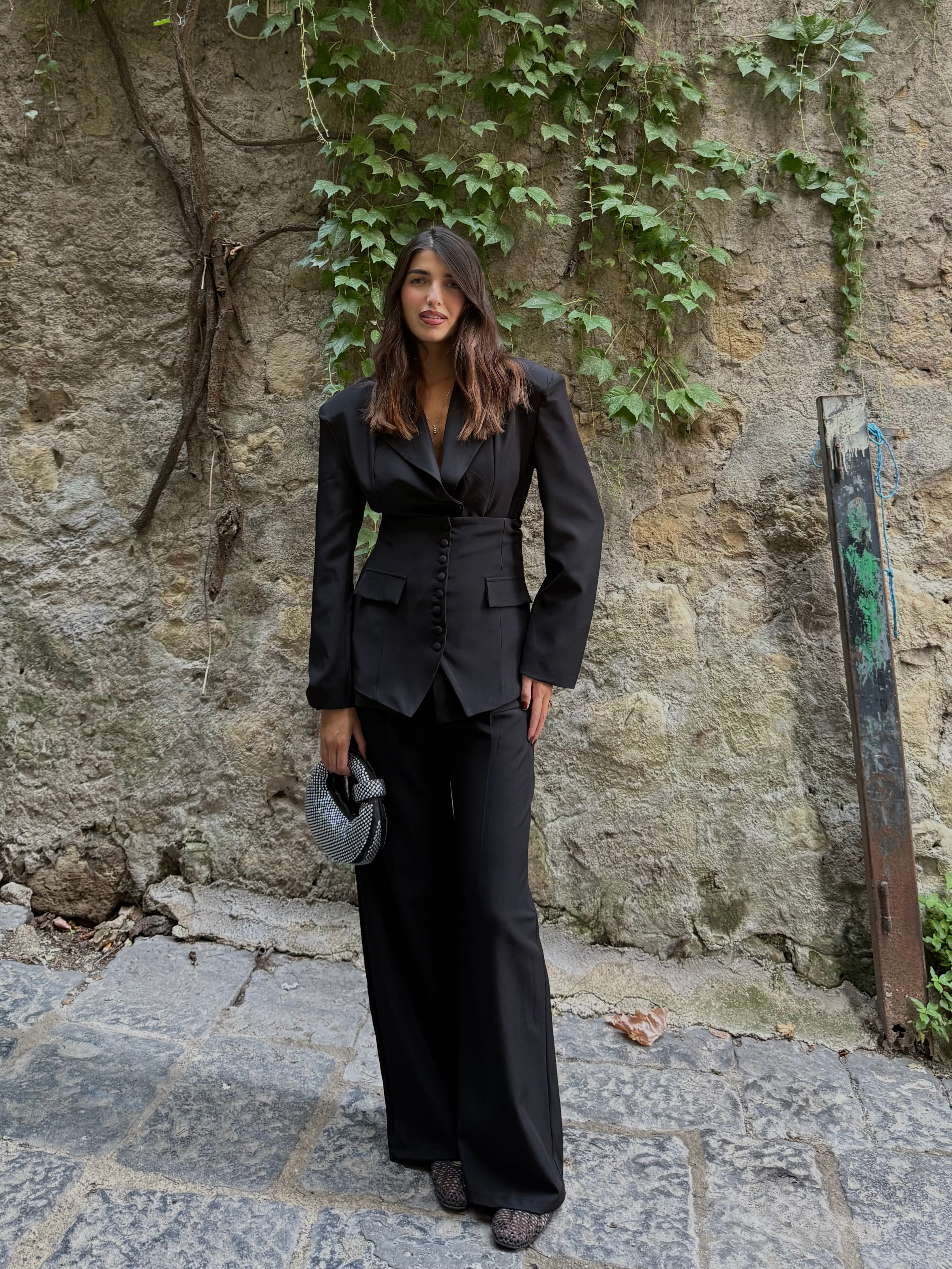 Tailleur tre pezzi nero