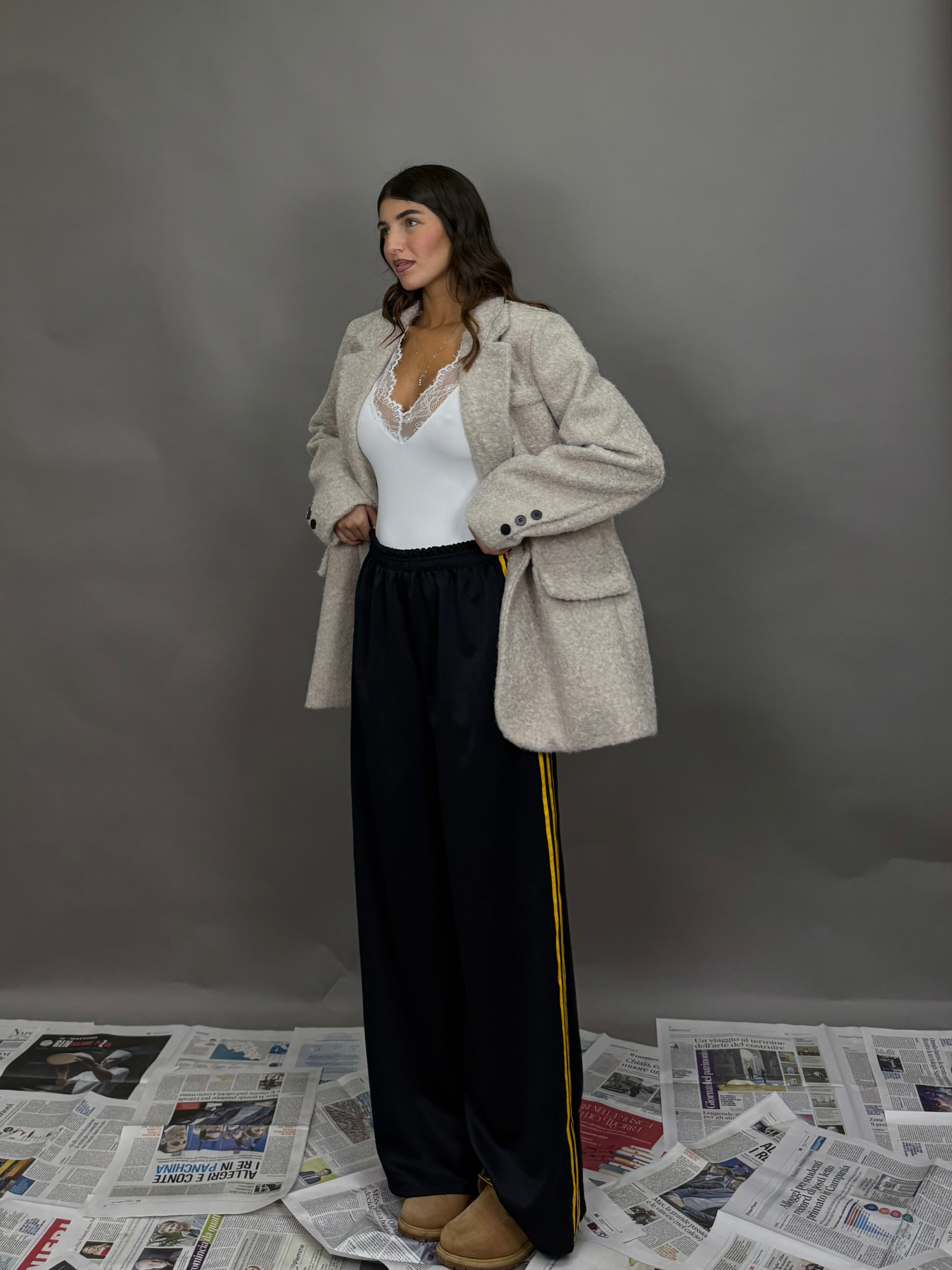 Pantalone tuta blu