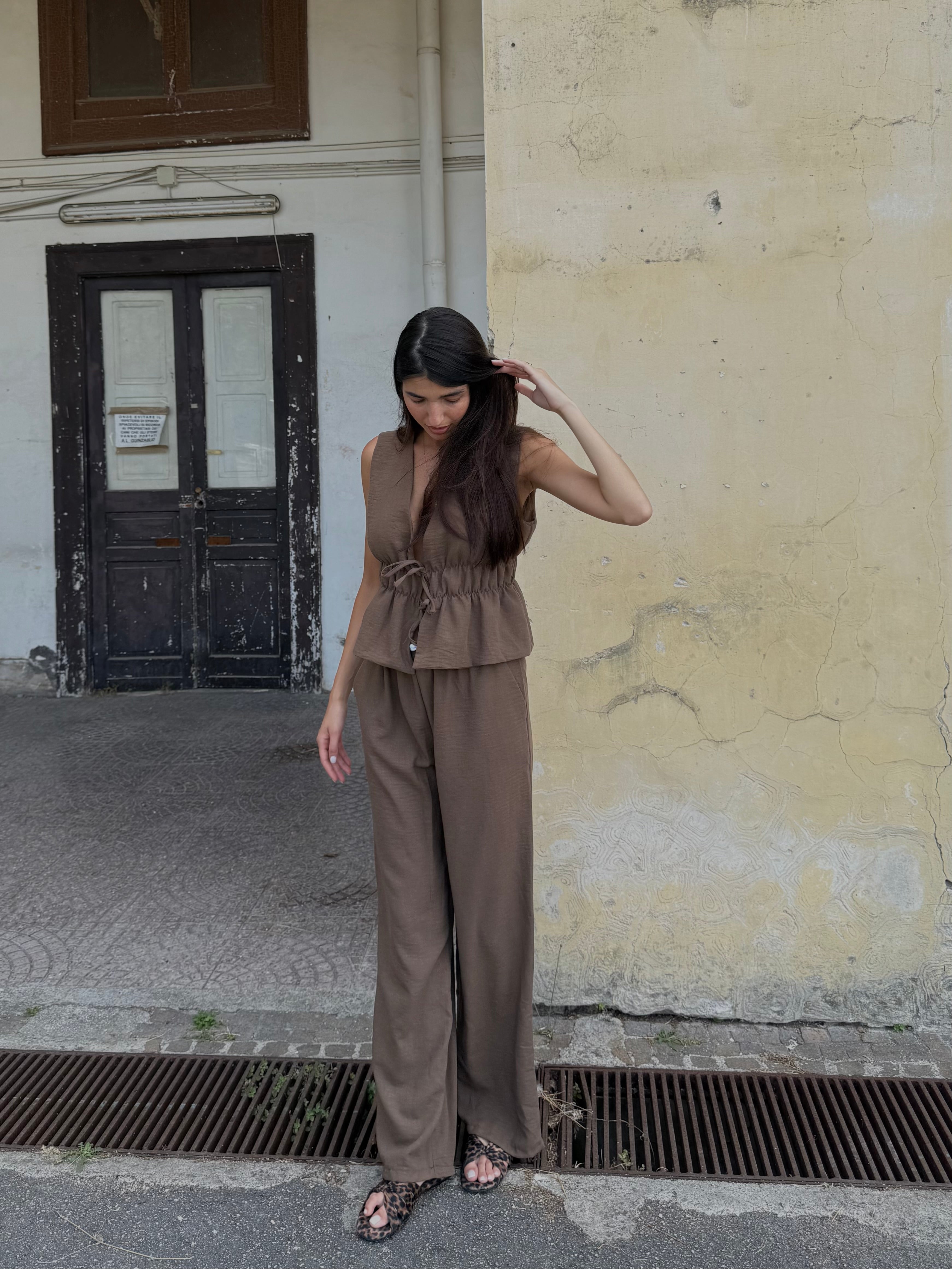 Coordinato Felicia marrone - LadyB Shop Online