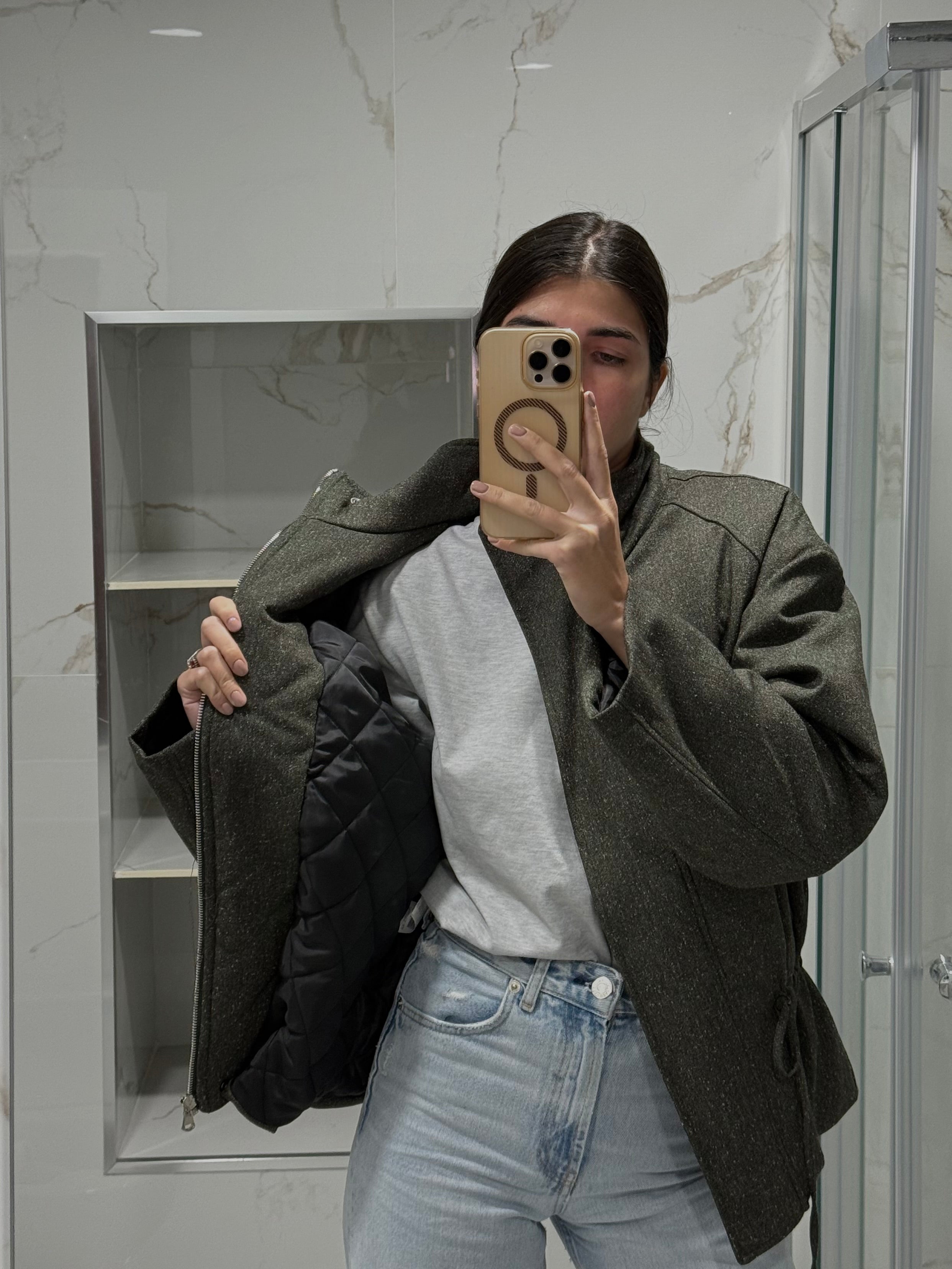 Giubbotto verde lumina