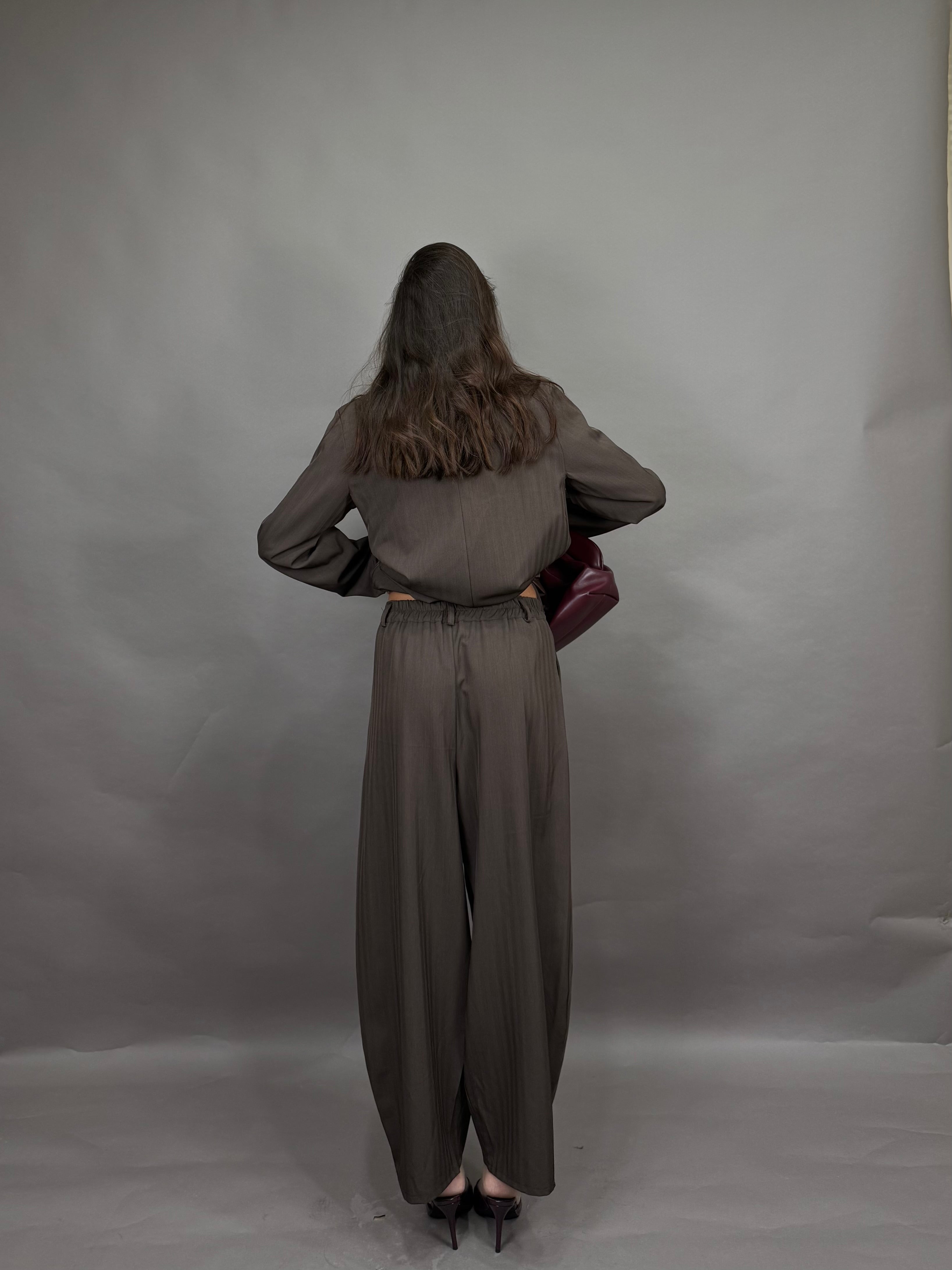 Tailleur Judi marrone