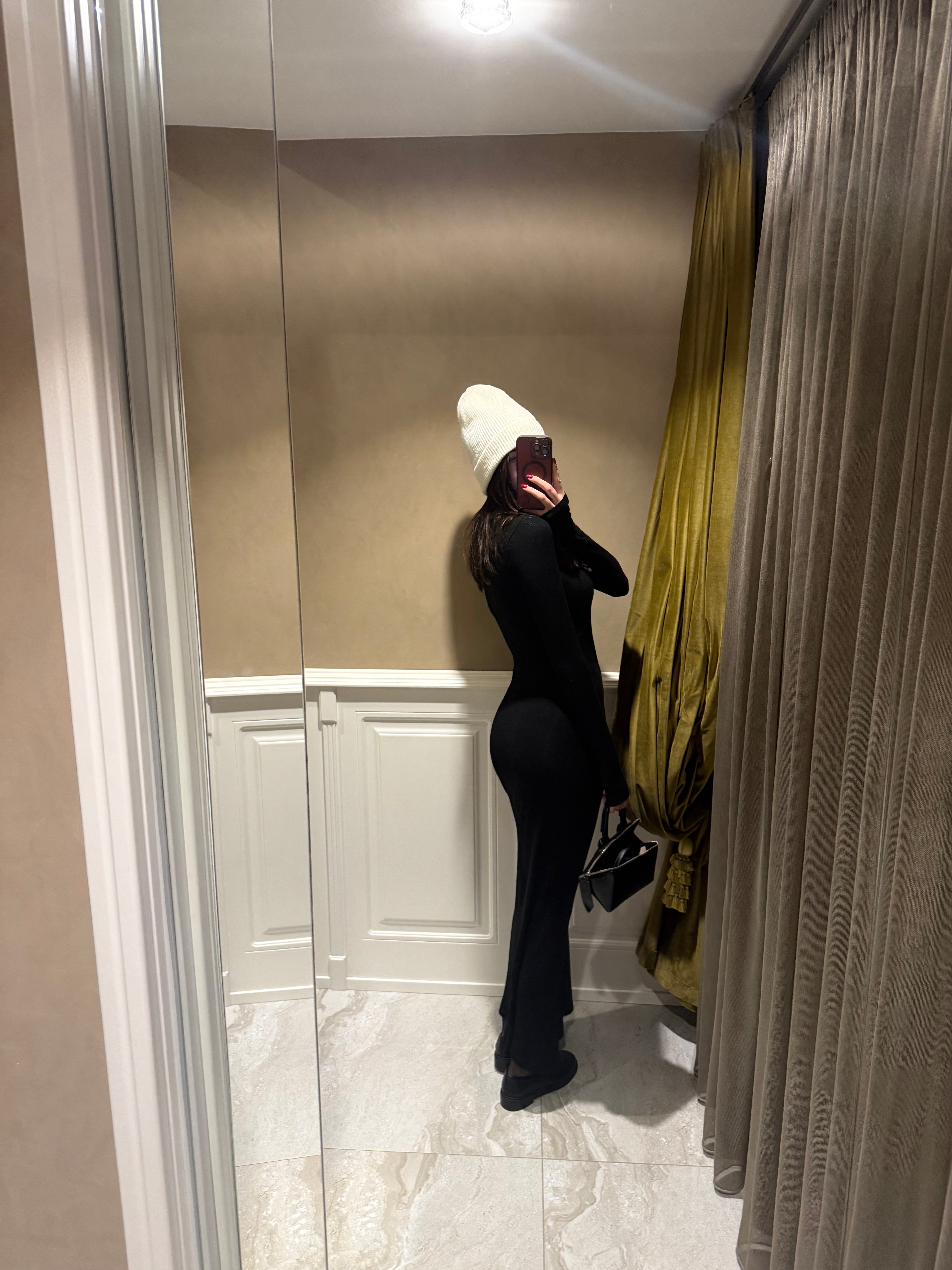 Dress drappeggio nero