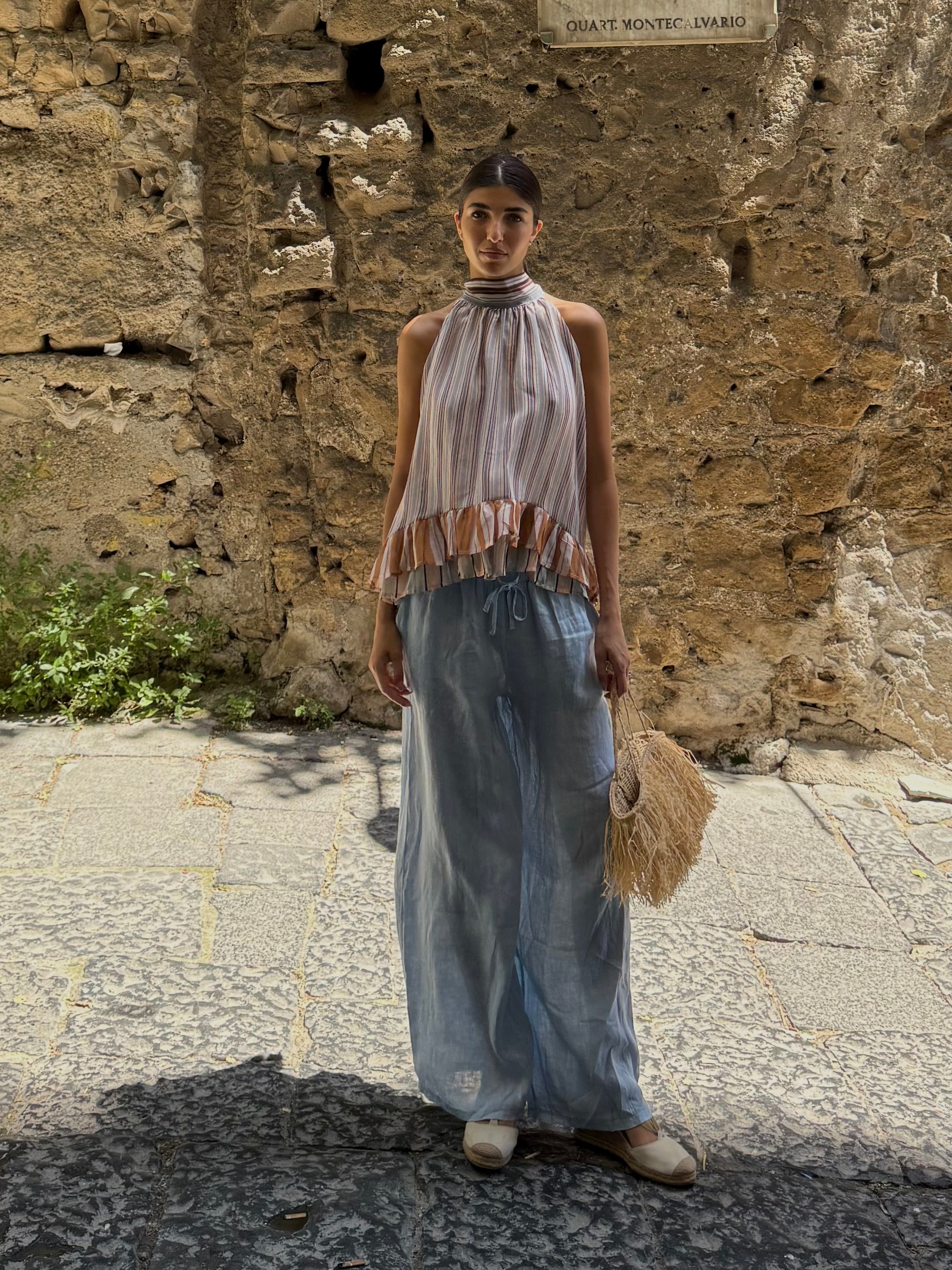 Pantalone in lino