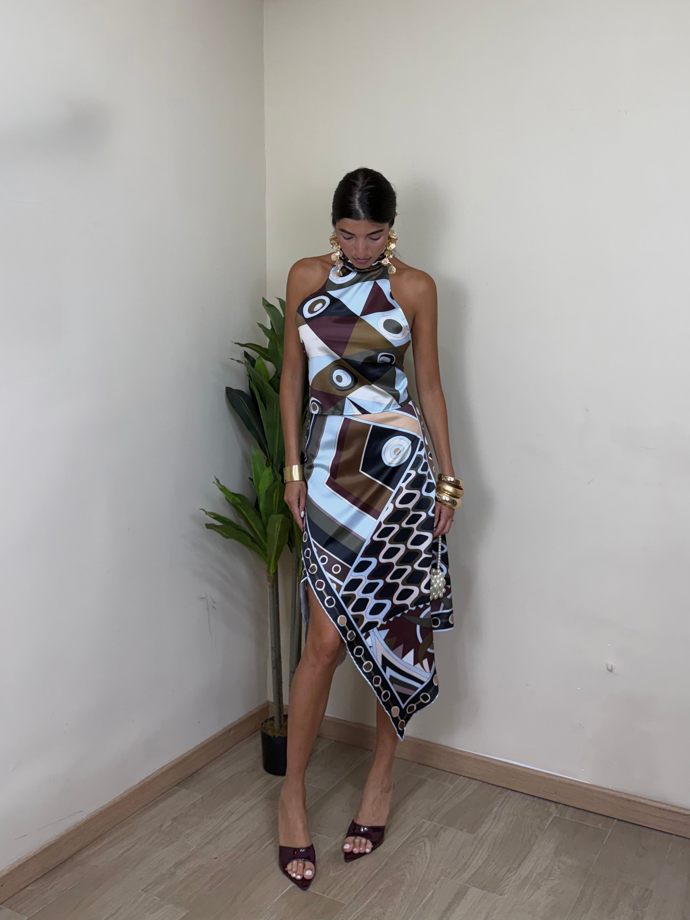 Completo Pucci gonna midi