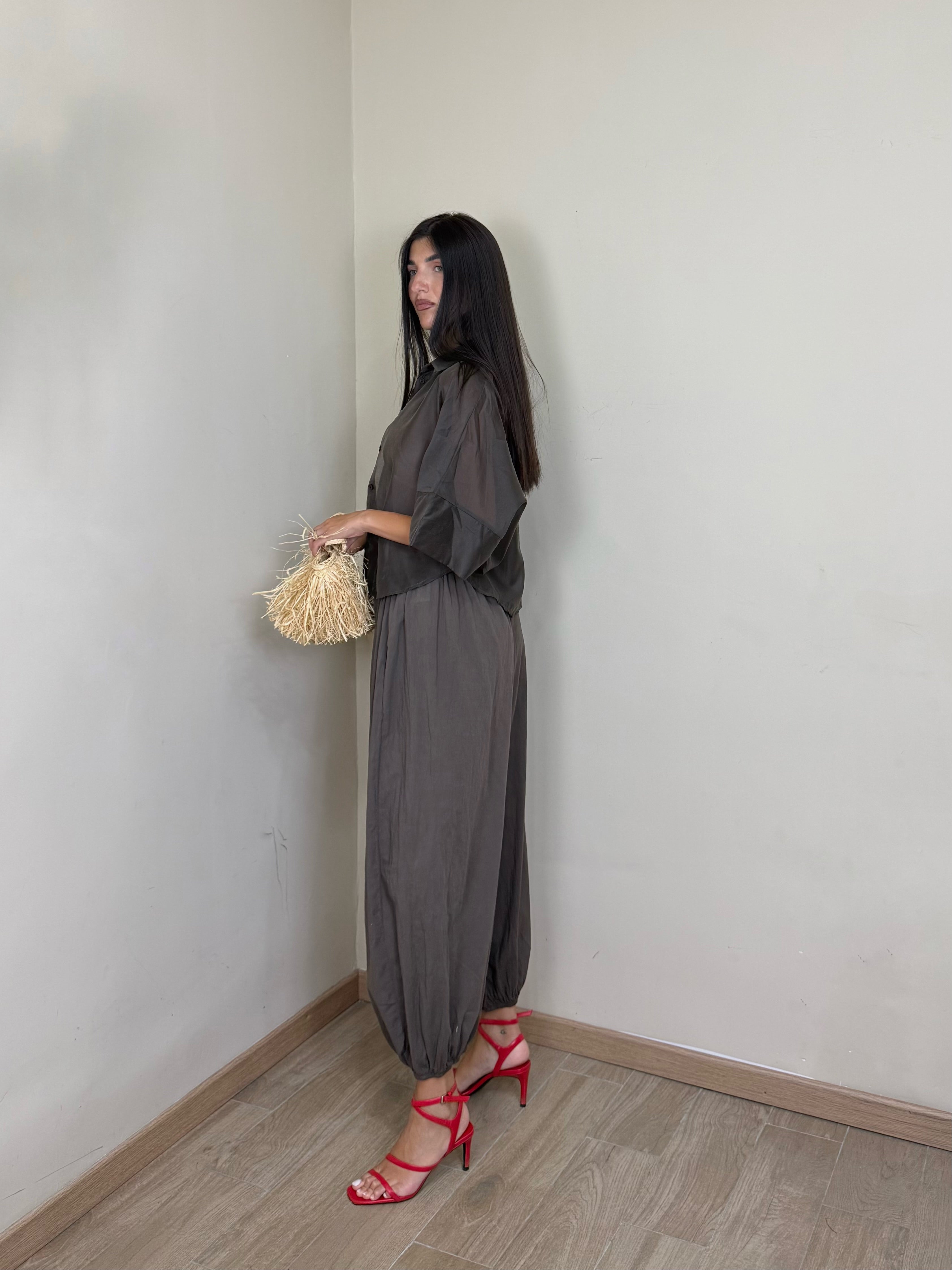 Pantalone ballon in cotone