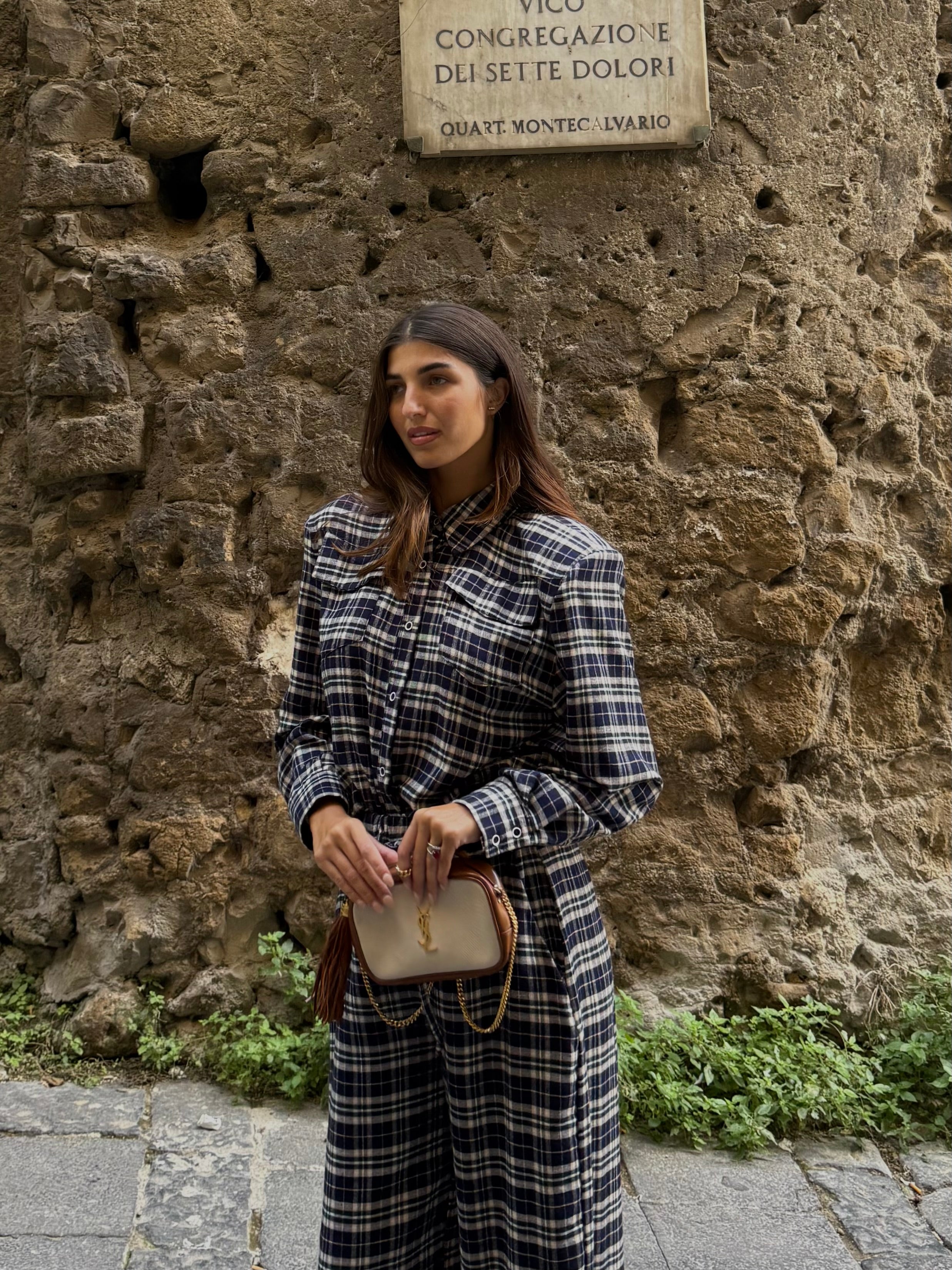 Coordinato quadroni blu by lumina - LadyB Shop Online