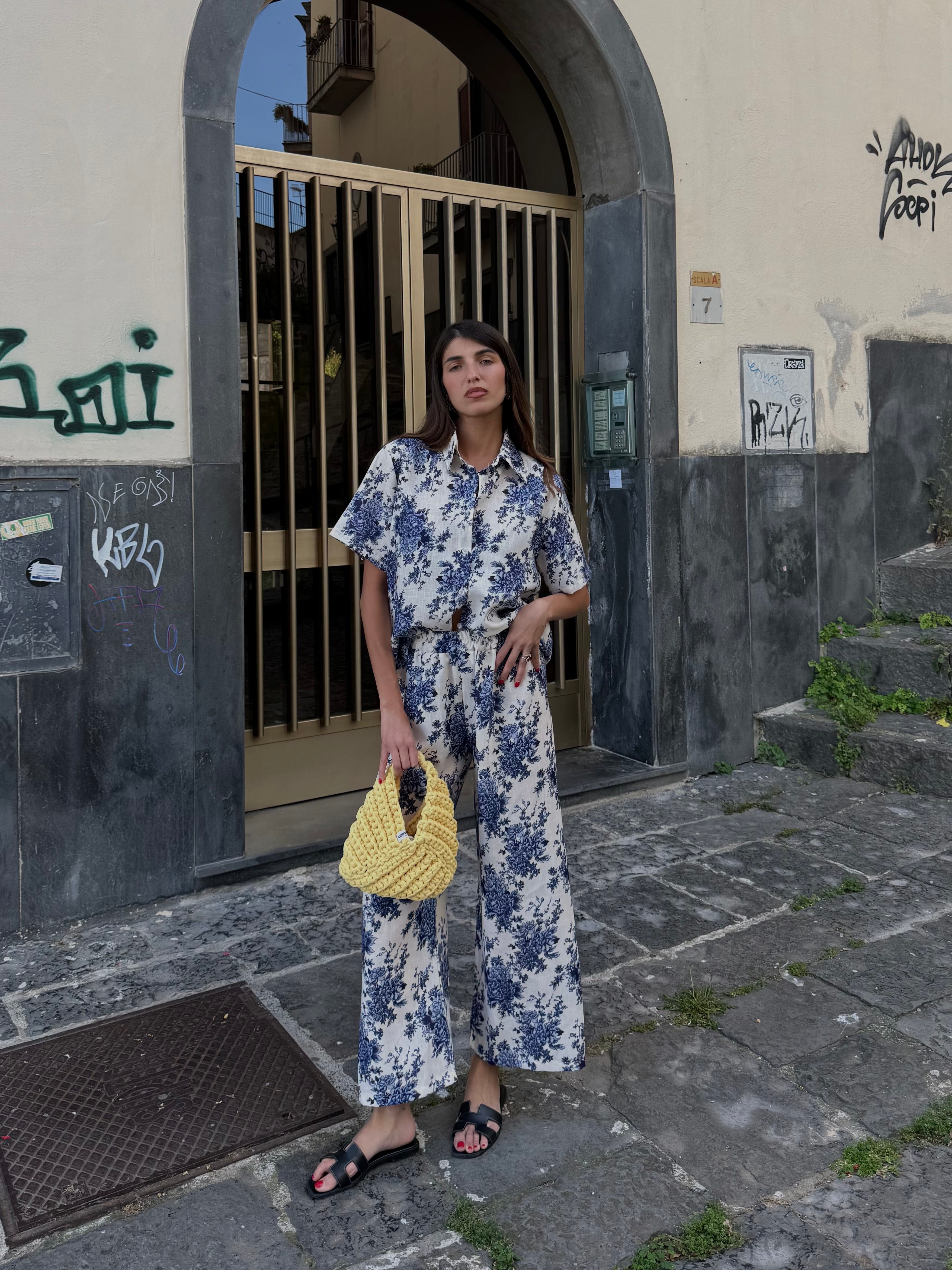 Coordinato con camicia Dior blu - LadyB Shop Online