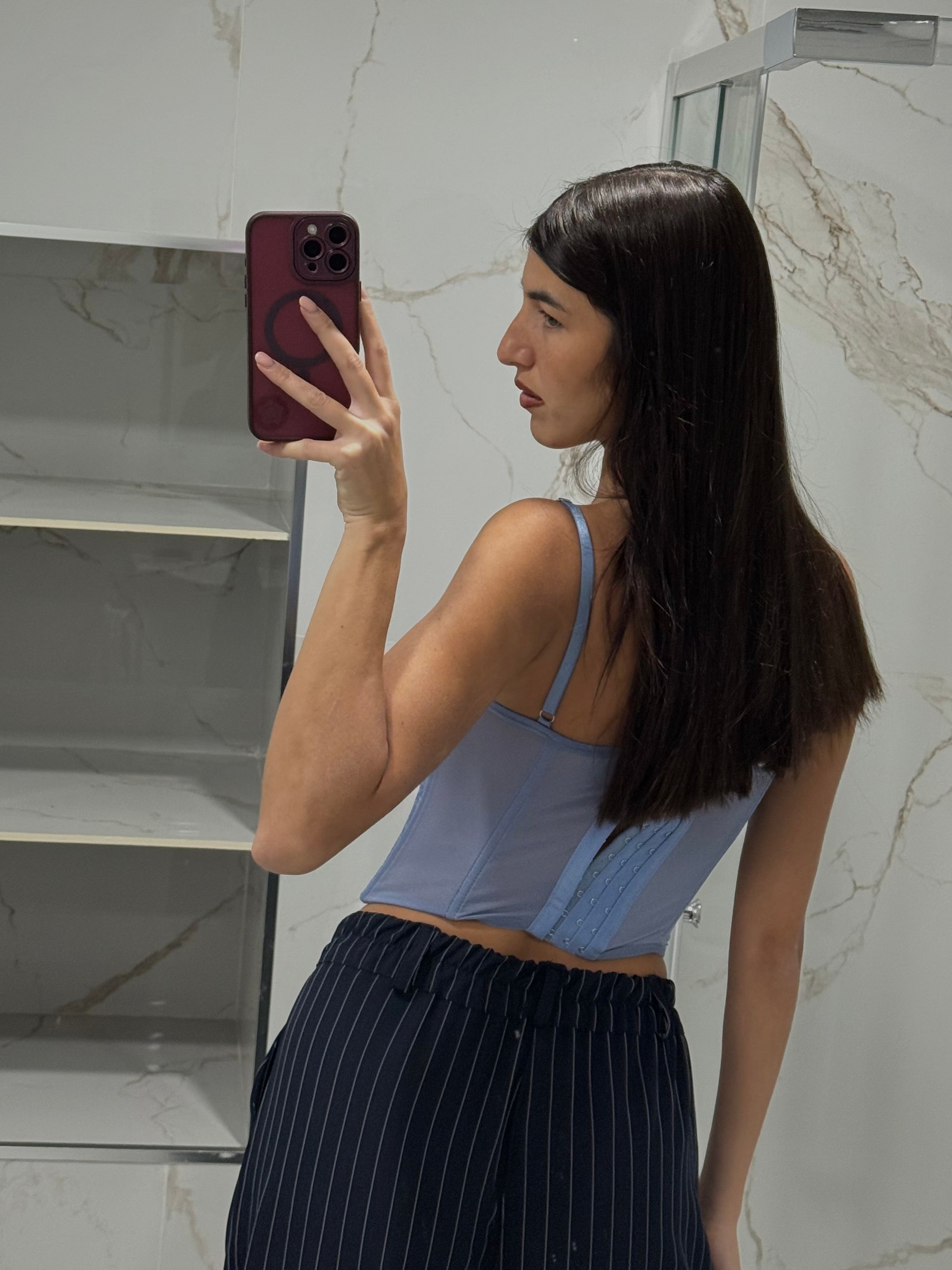 Corpetto Feli azzurro