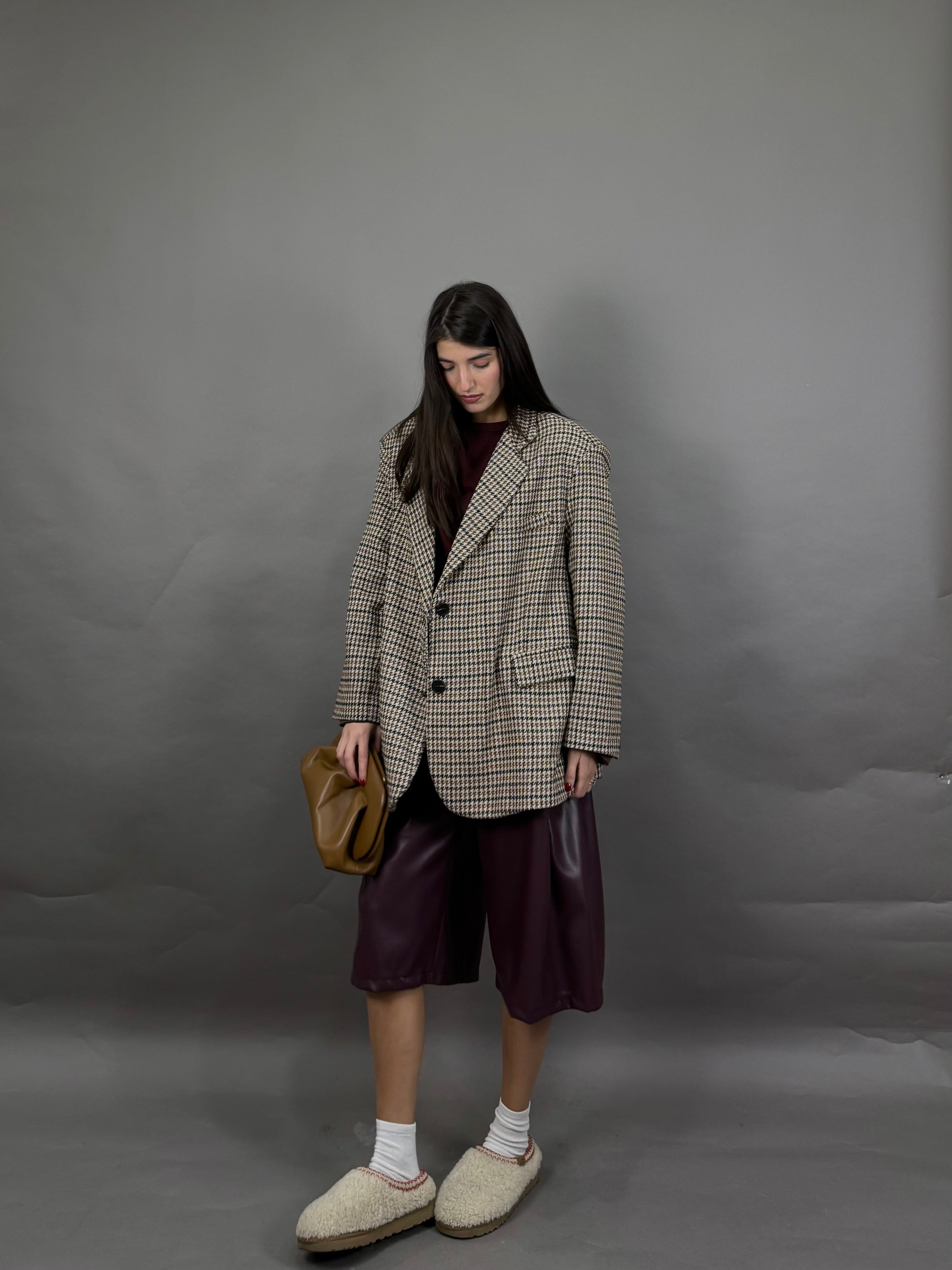 Blazer peso cappotto over
