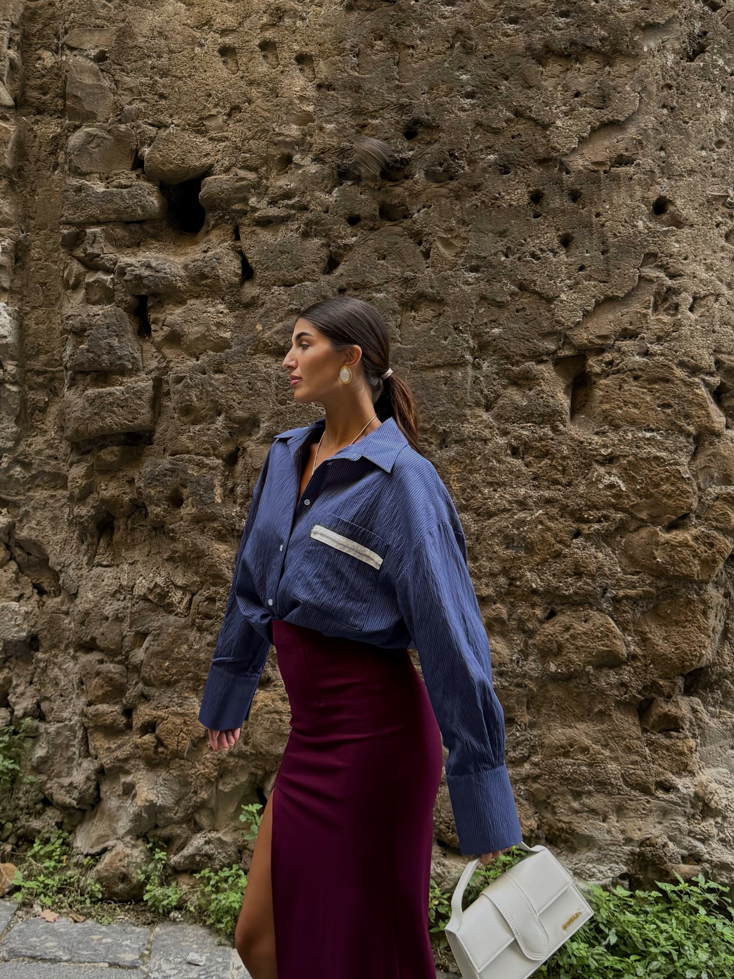Camicia blu by lumina - LadyB Shop Online