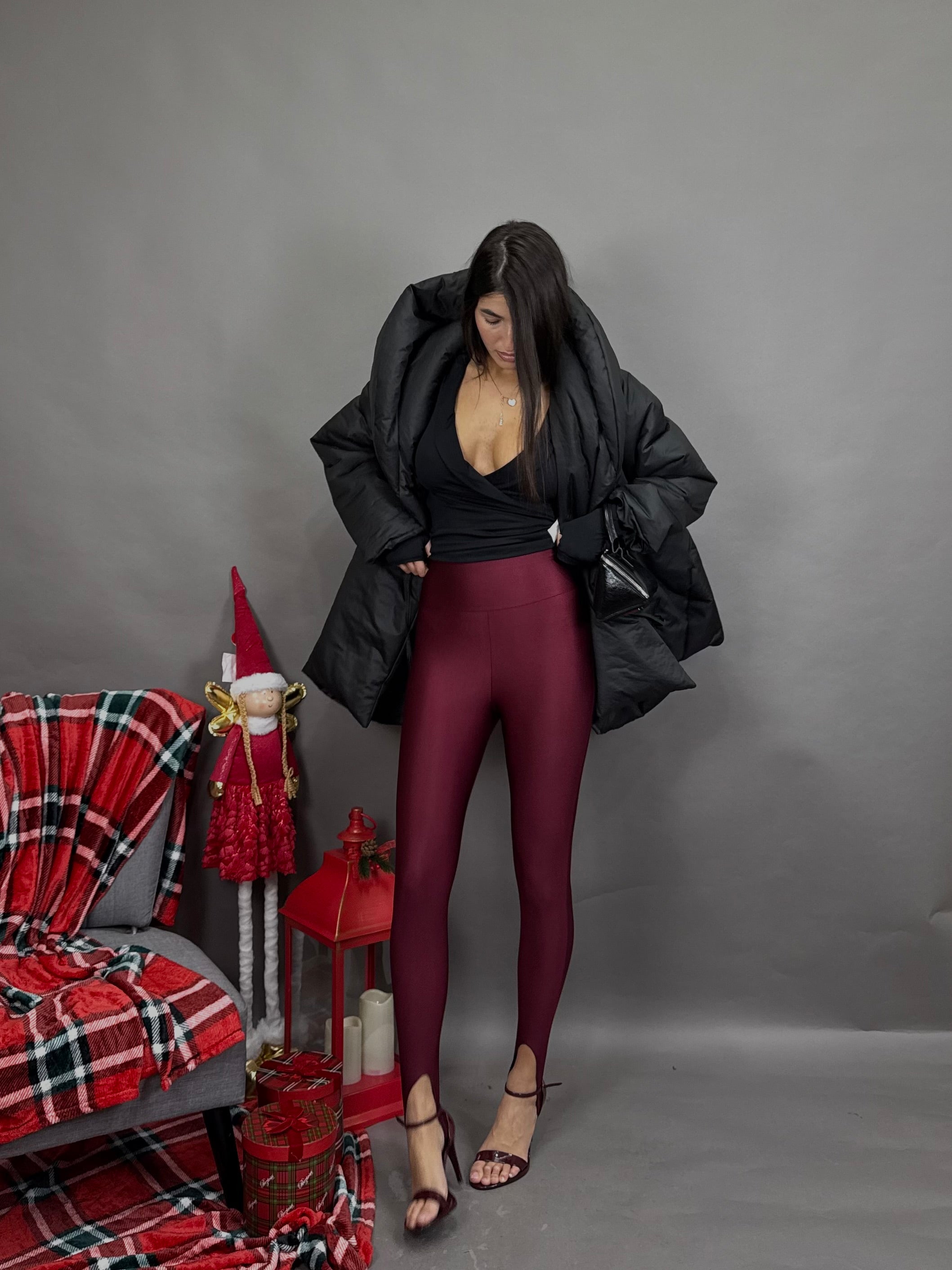 Leggins bordeaux