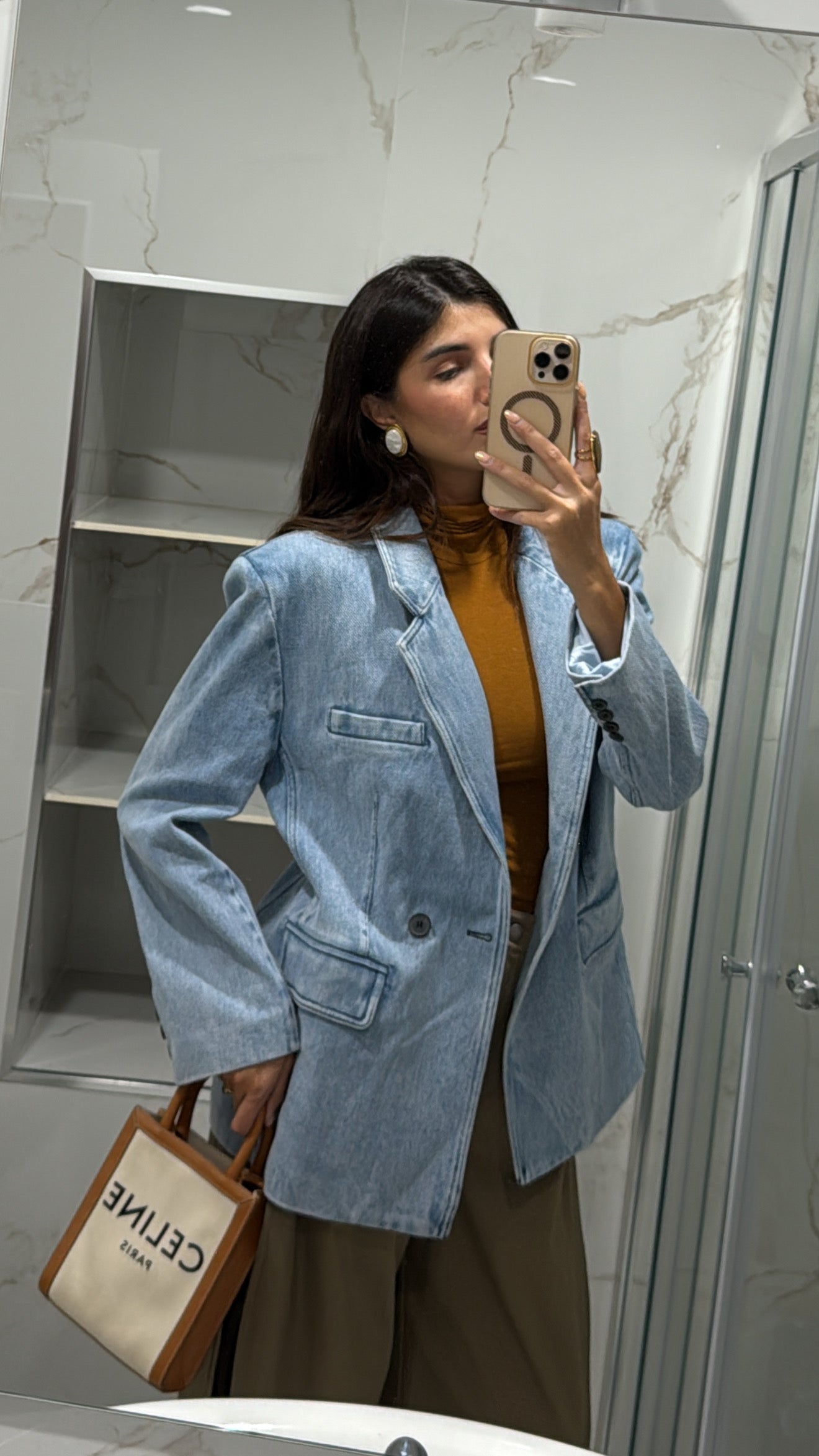 Blazer in jeans by lumina