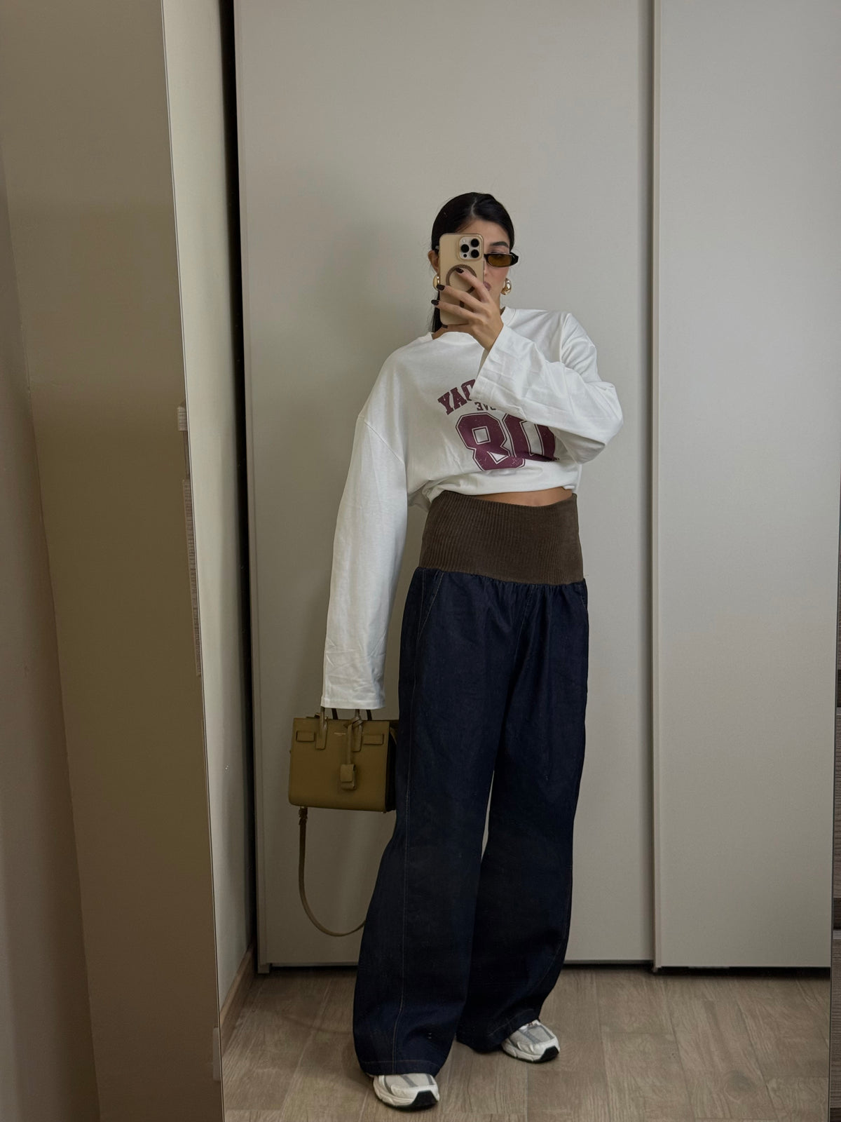 Pantalone con molla in velluto