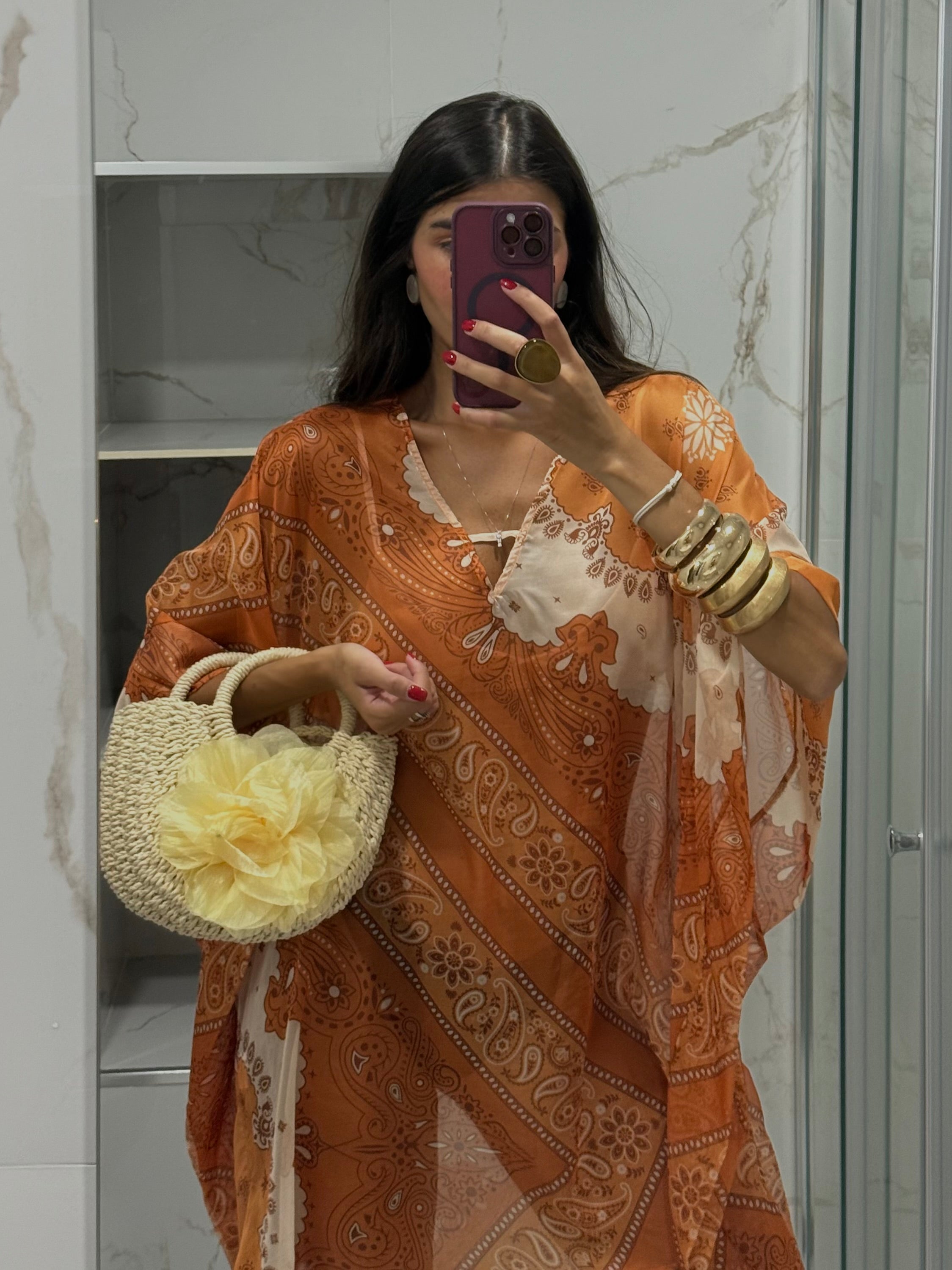 Copricostume Lumina arancio - LadyB Shop Online