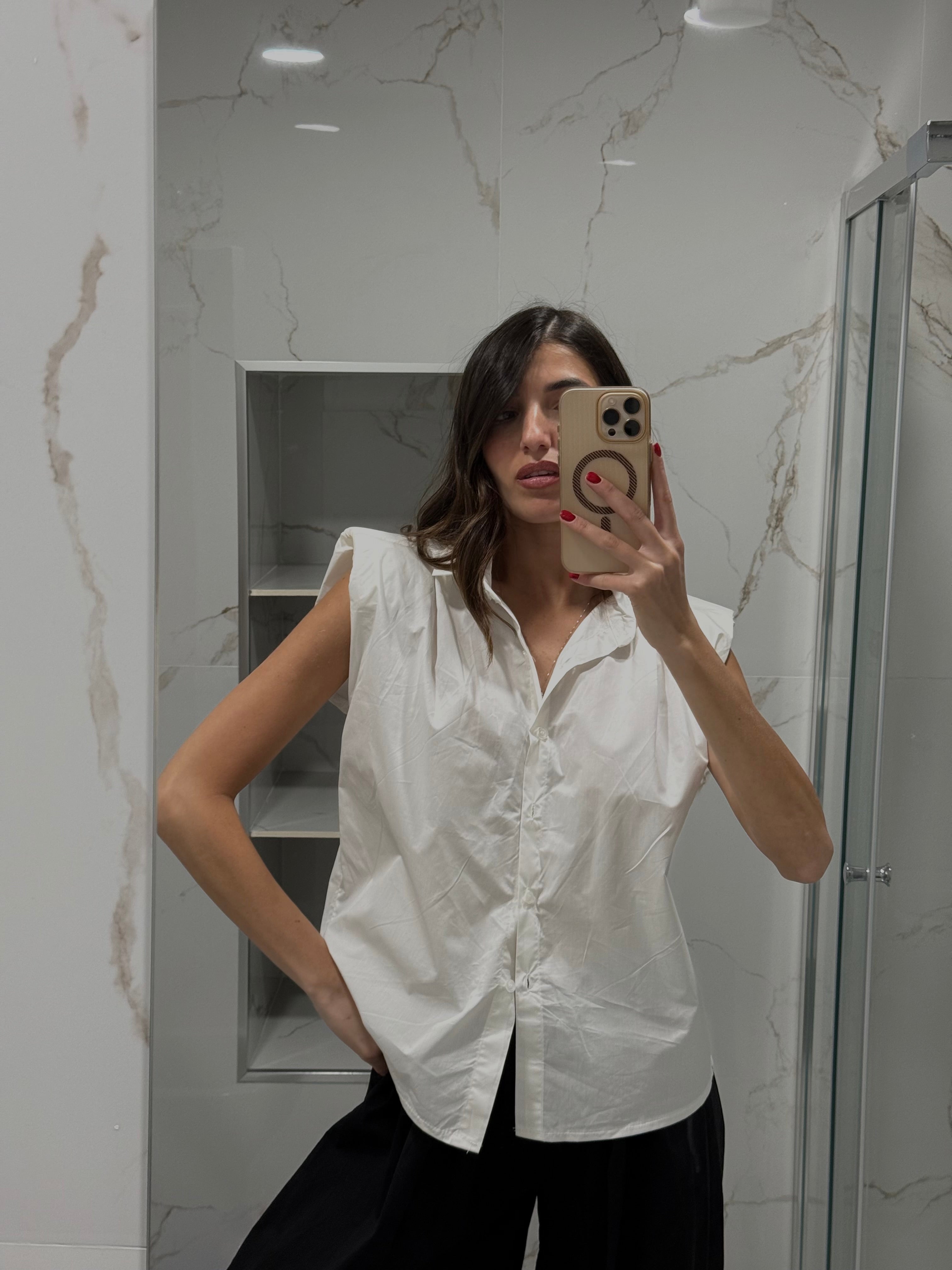 Camicia in cotone con spalline - LadyB Shop Online