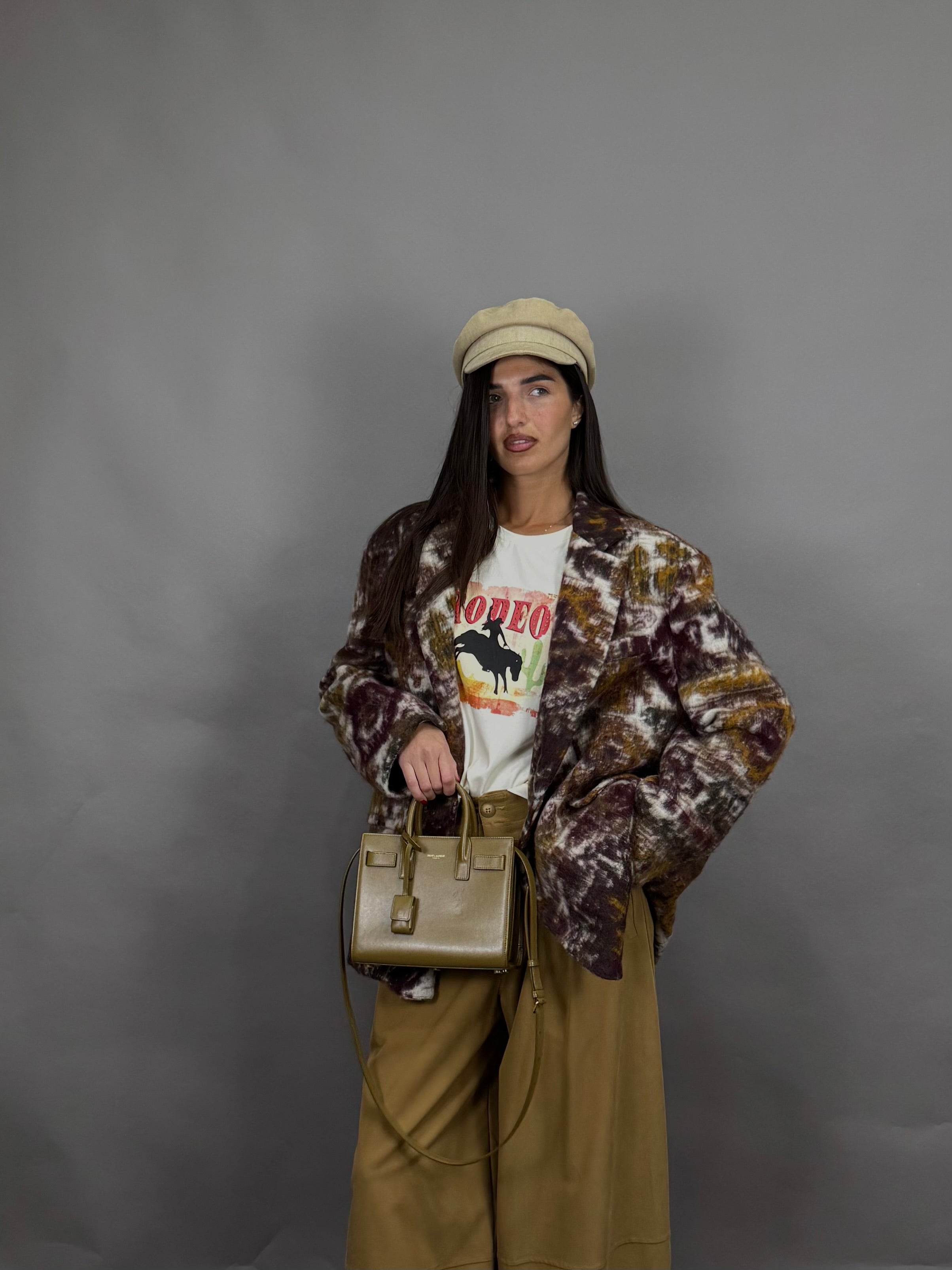 Giacca peso cappotto lumina bordeaux