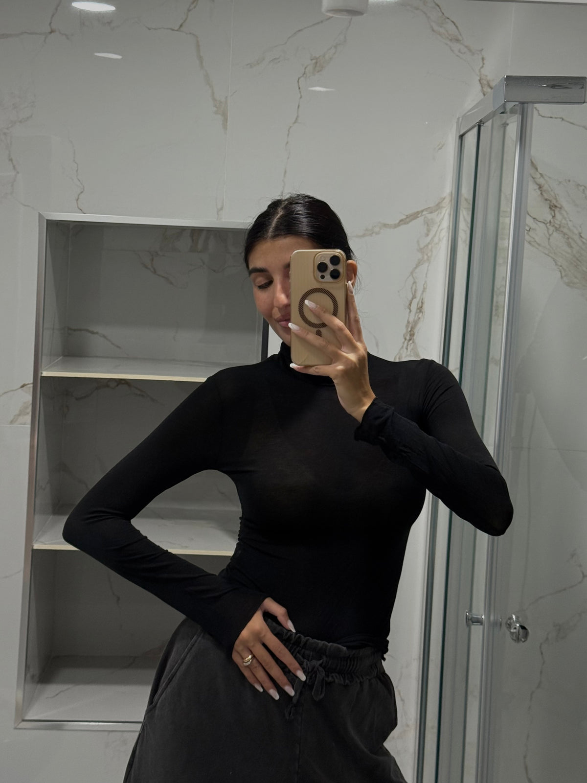 Maglia misto cachemire