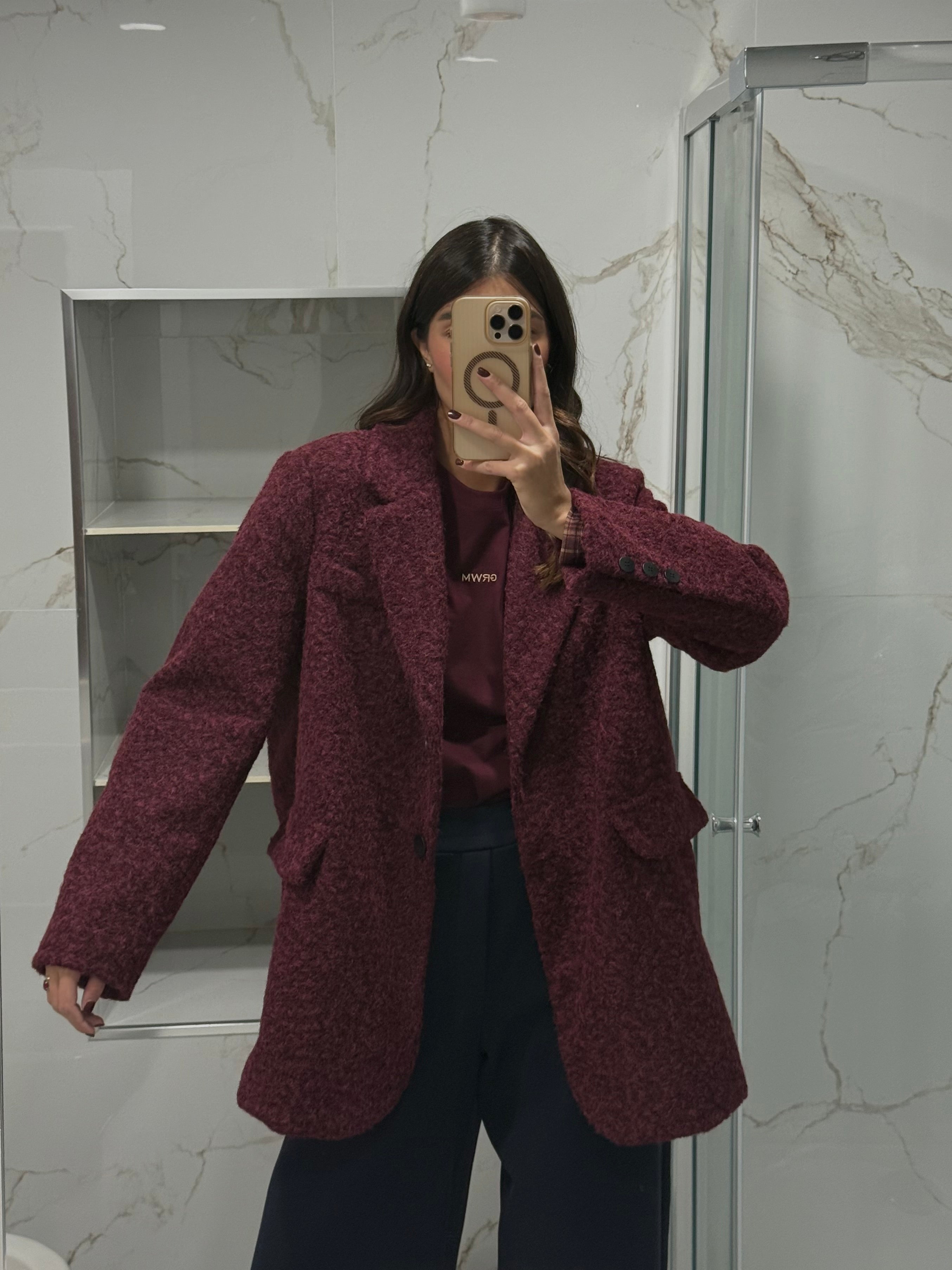PRE ORDINE Blazer Canada bordeaux
