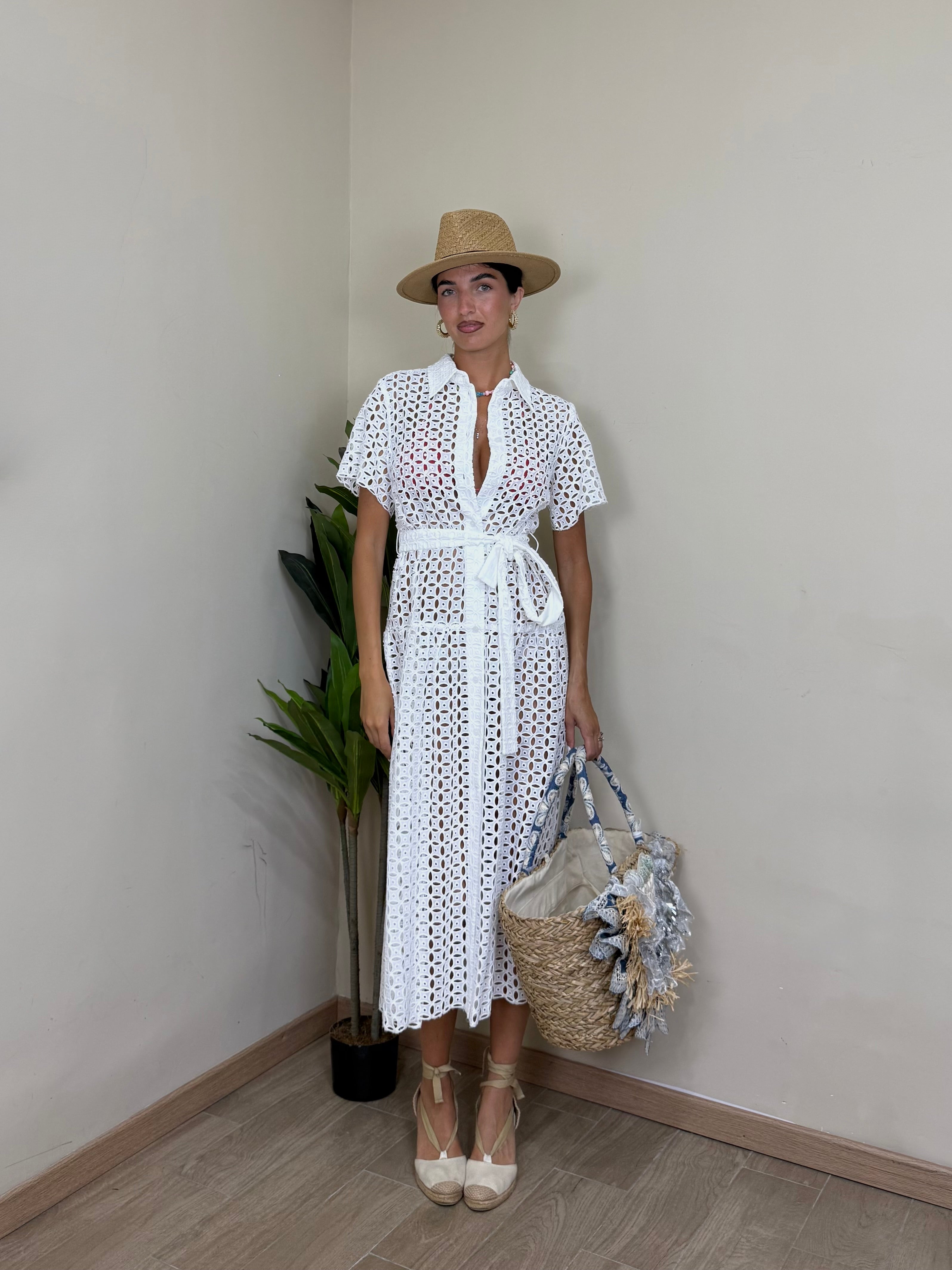 Dress camicia Sangallo By Lumina