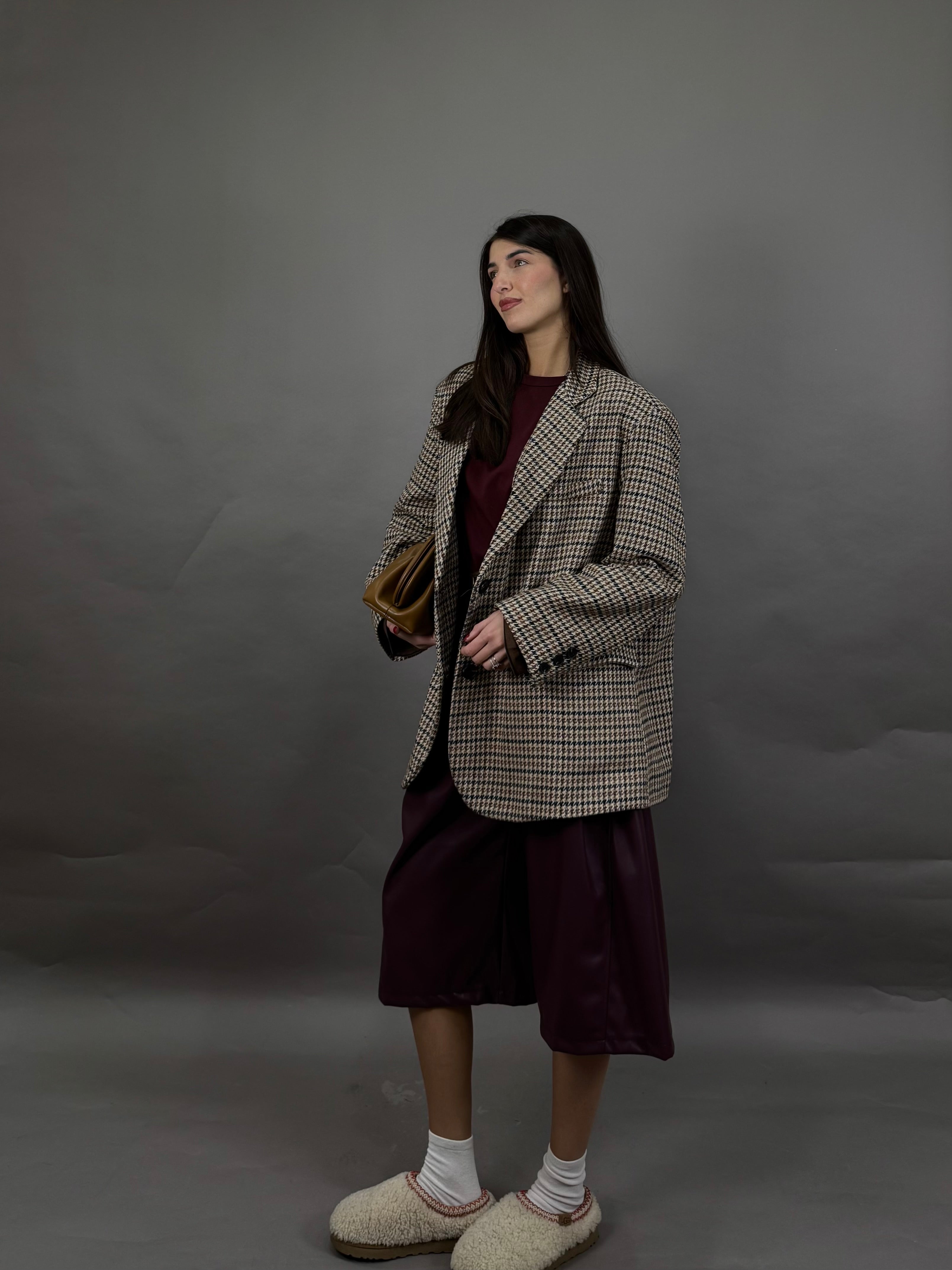 Blazer peso cappotto over