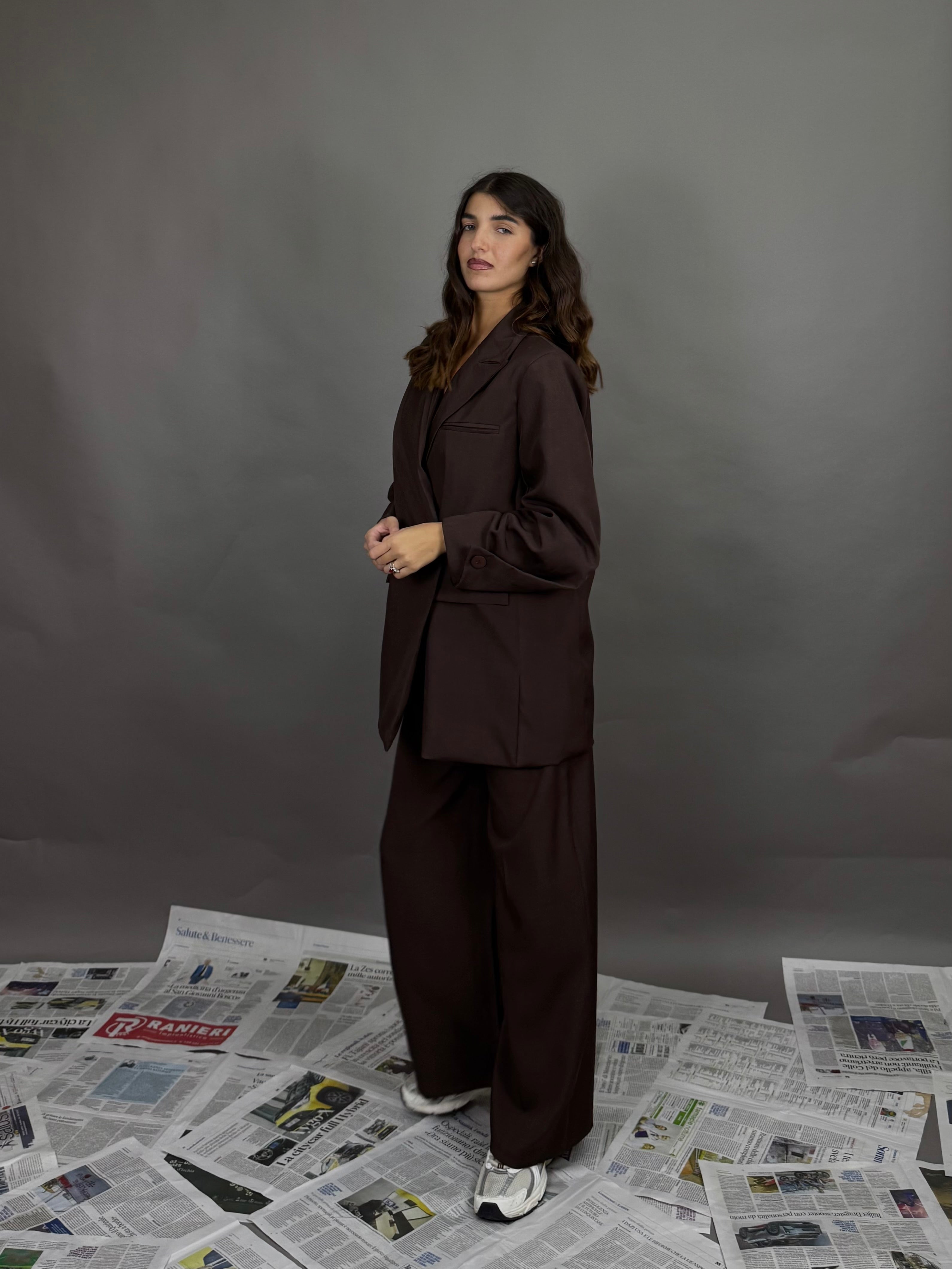 Tailleur Office marrone