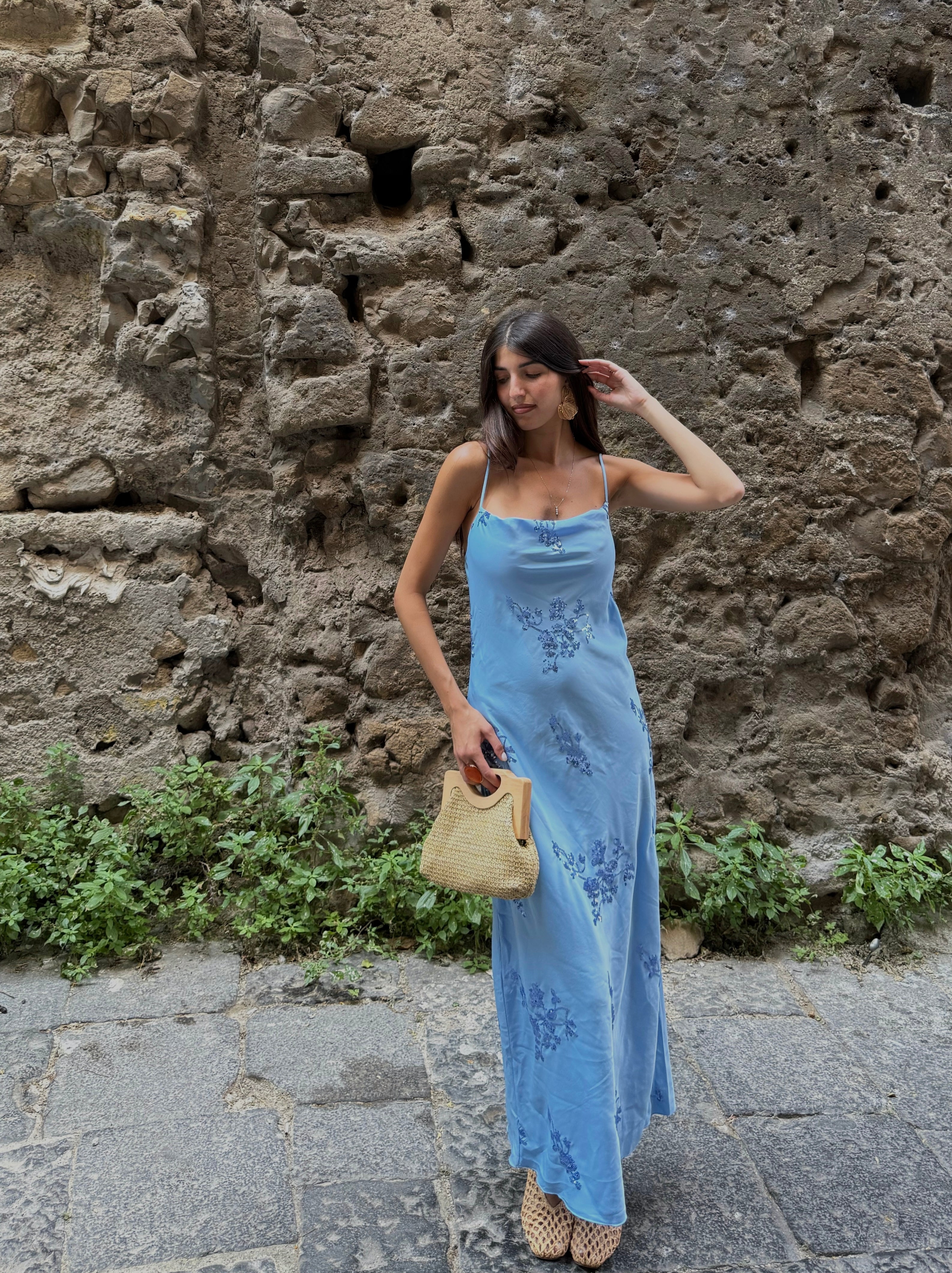 Dress Lavinia azzurro - LadyB Shop Online