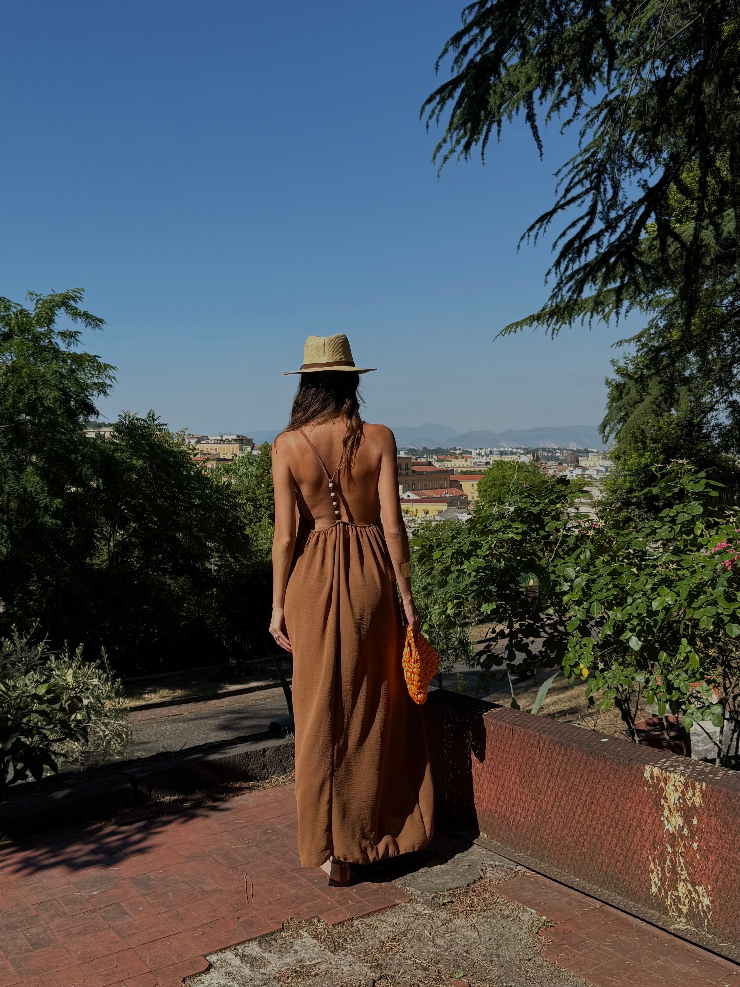 Dress gitana marrone - LadyB Shop Online