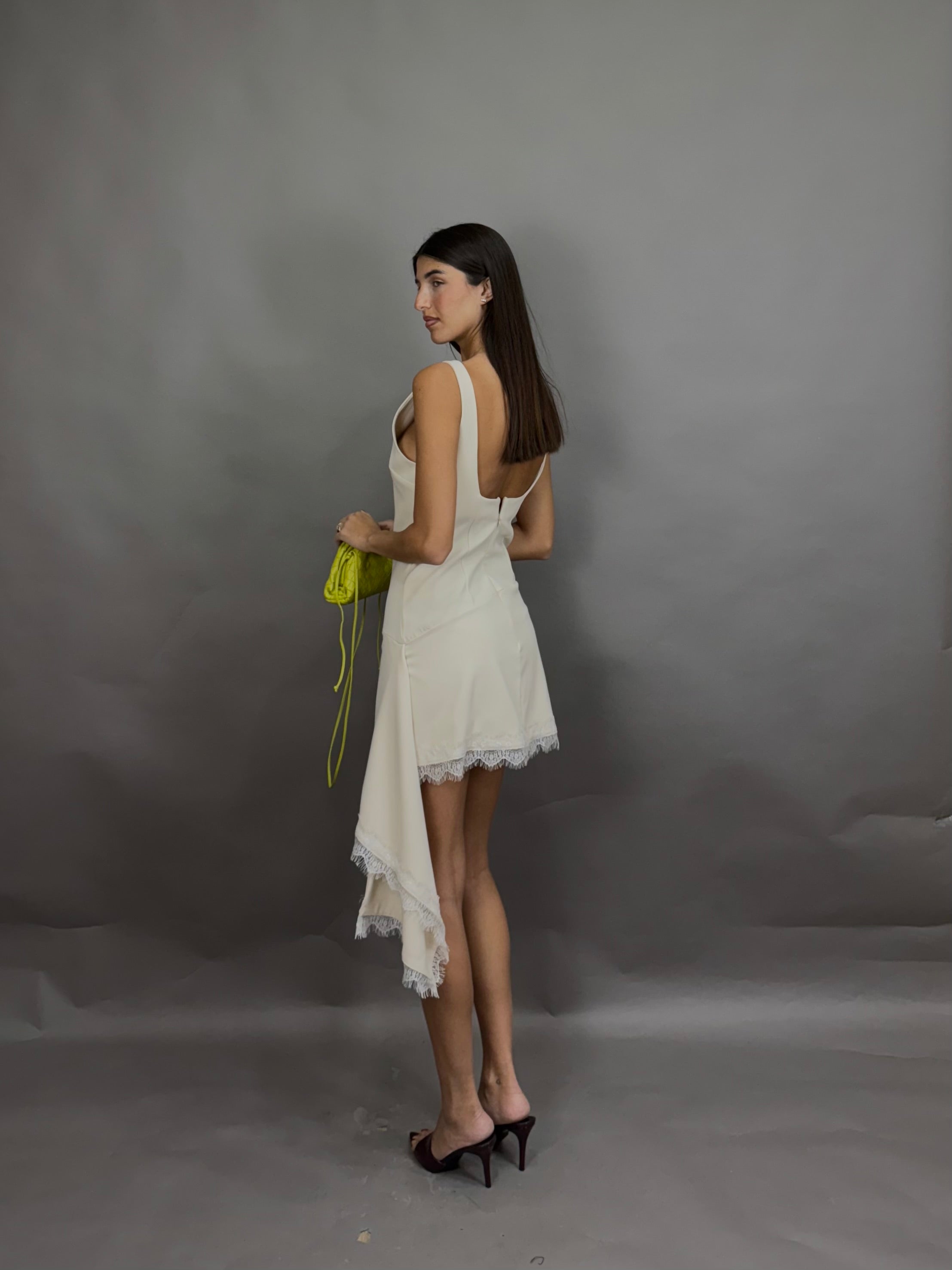 Dress pizzo panna lumina