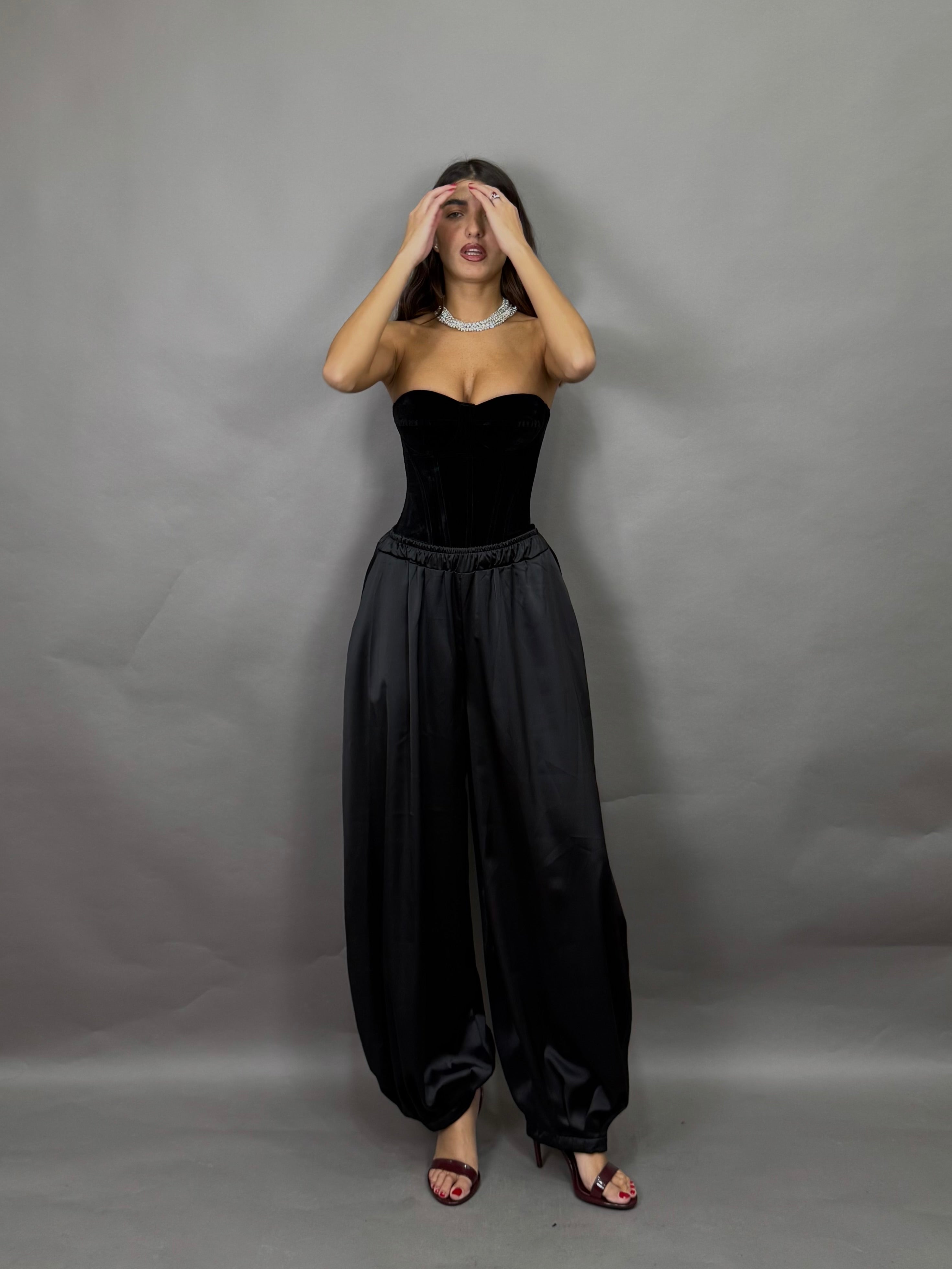 Pantalone seta ballon