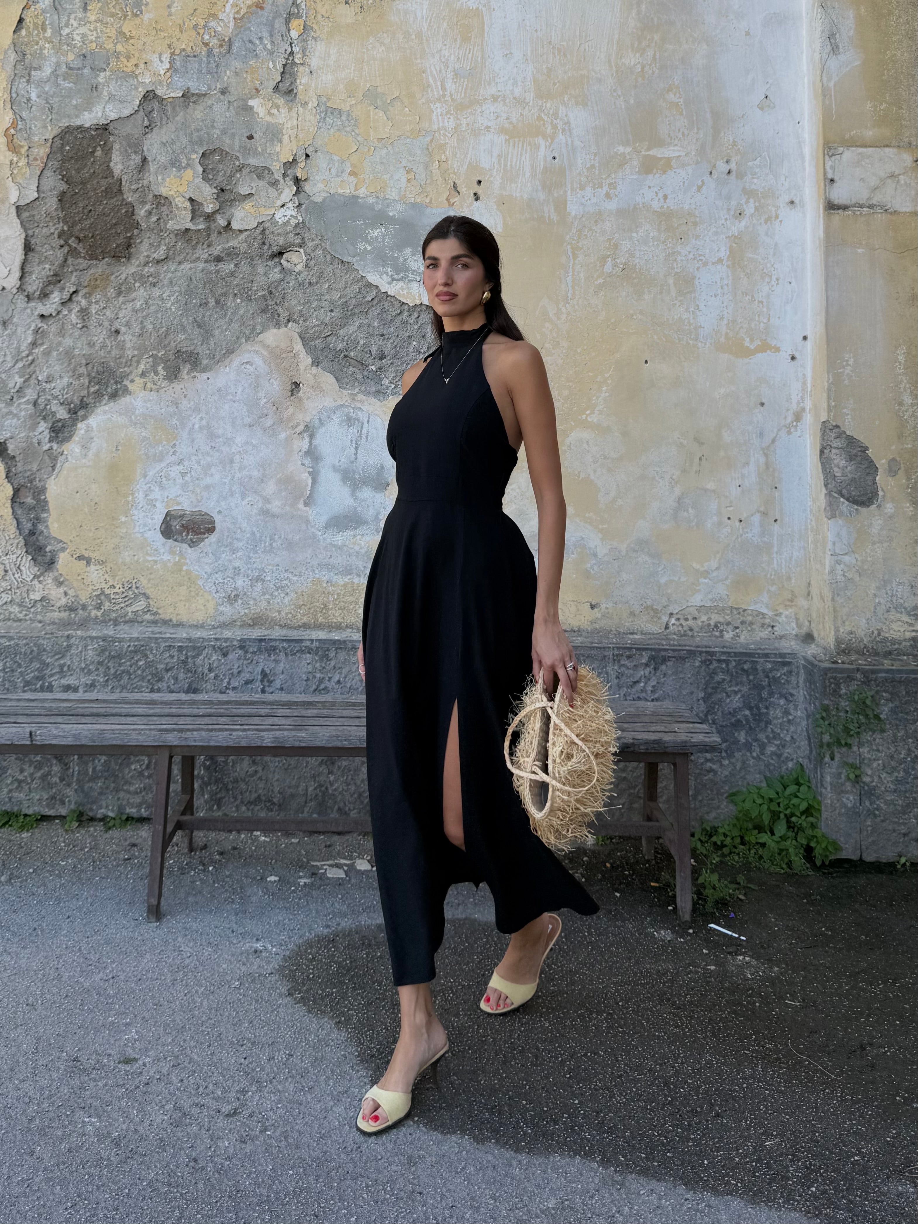 Dress scollo americana