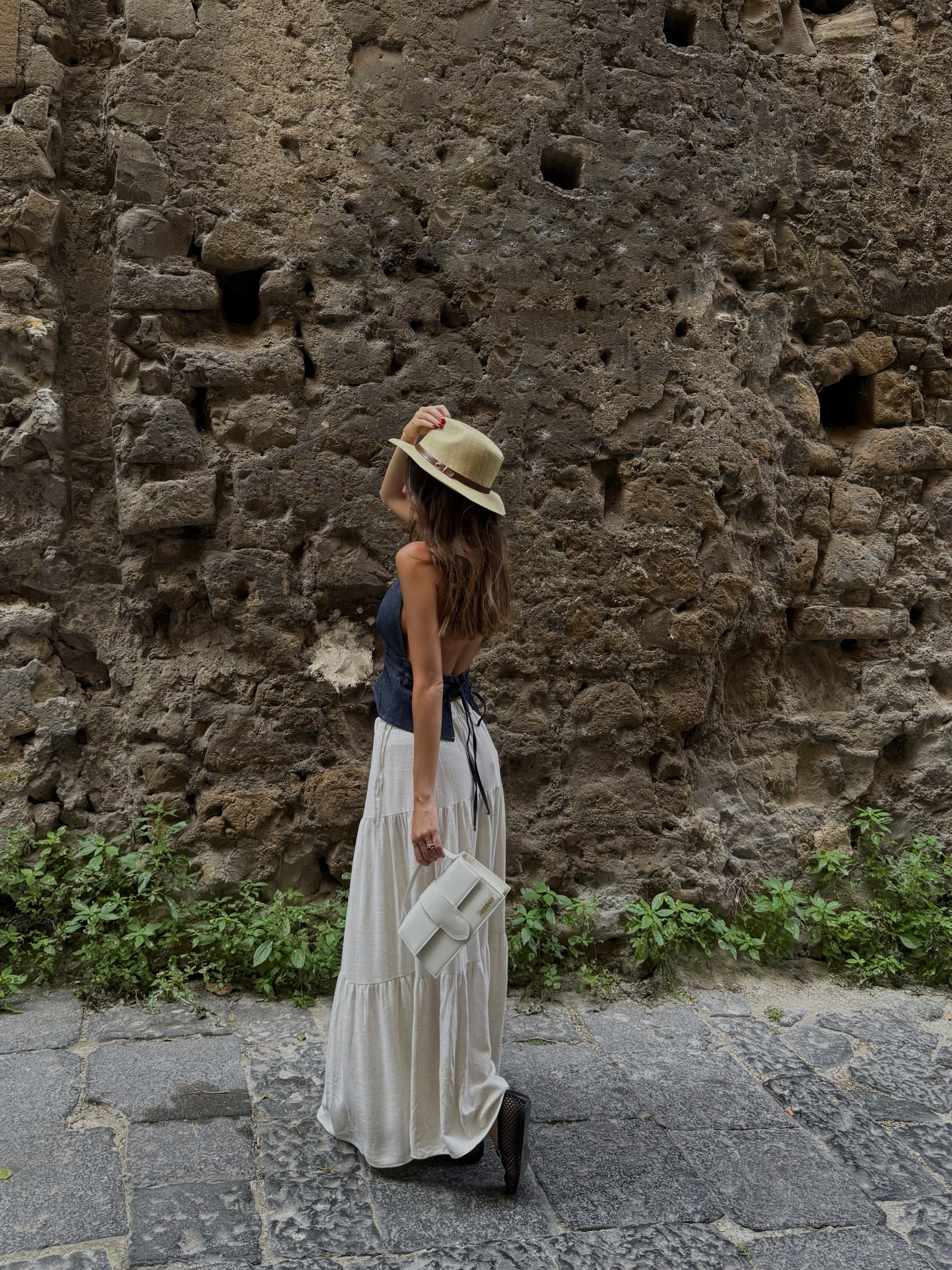 Gonna Lino e cotone - LadyB Shop Online