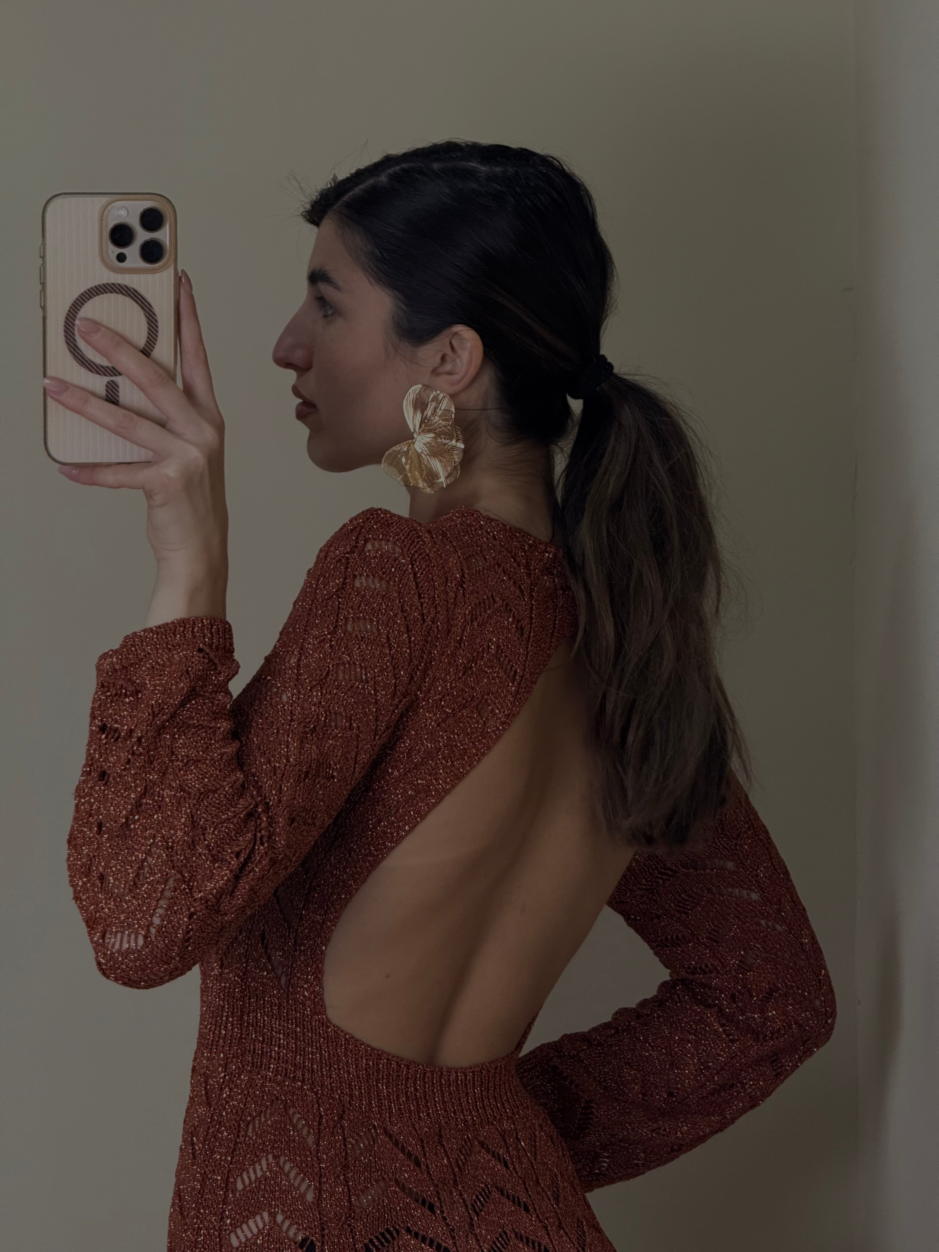 Dress sirena bronzo - LadyB Shop Online