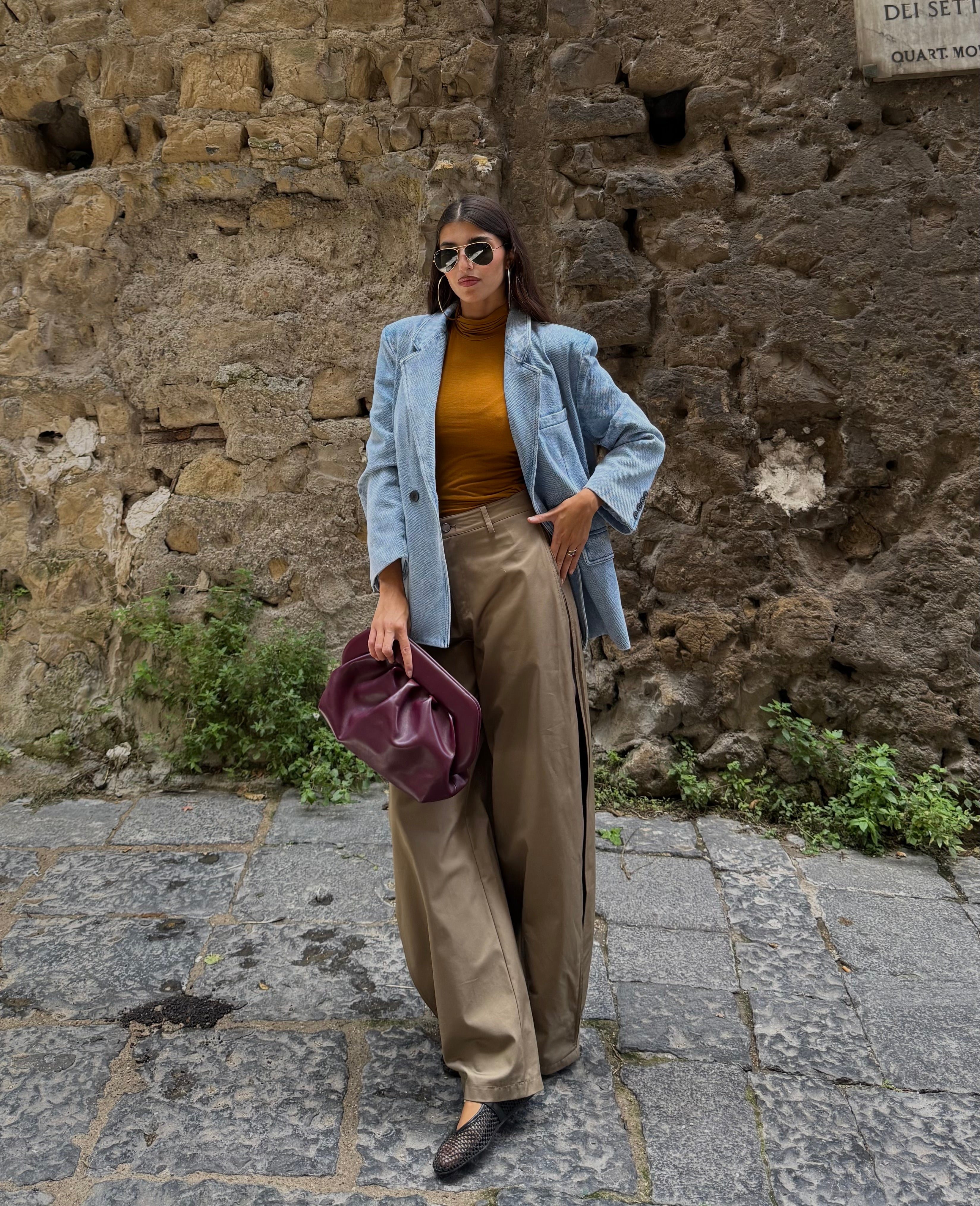 Pantalone cammello lumina