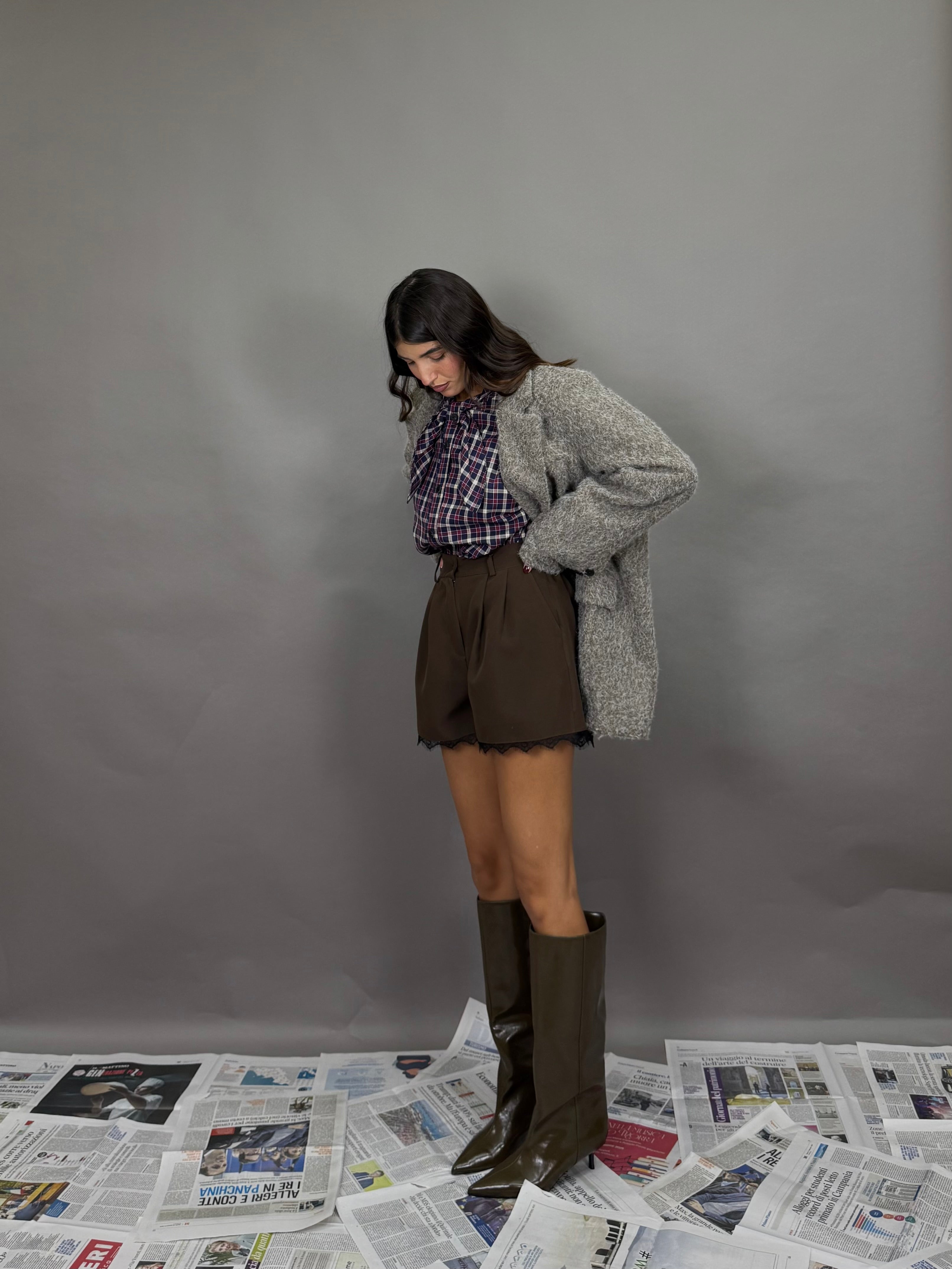 Pantaloncino elegante pizzo