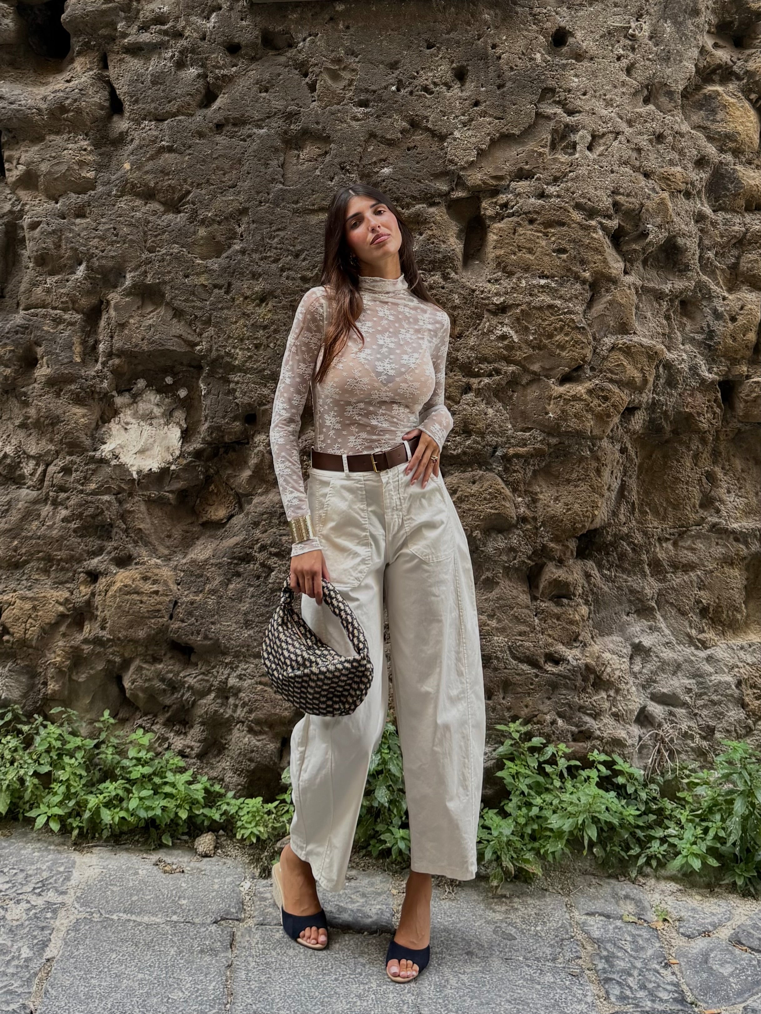 Pantalone ballon panna - LadyB Shop Online