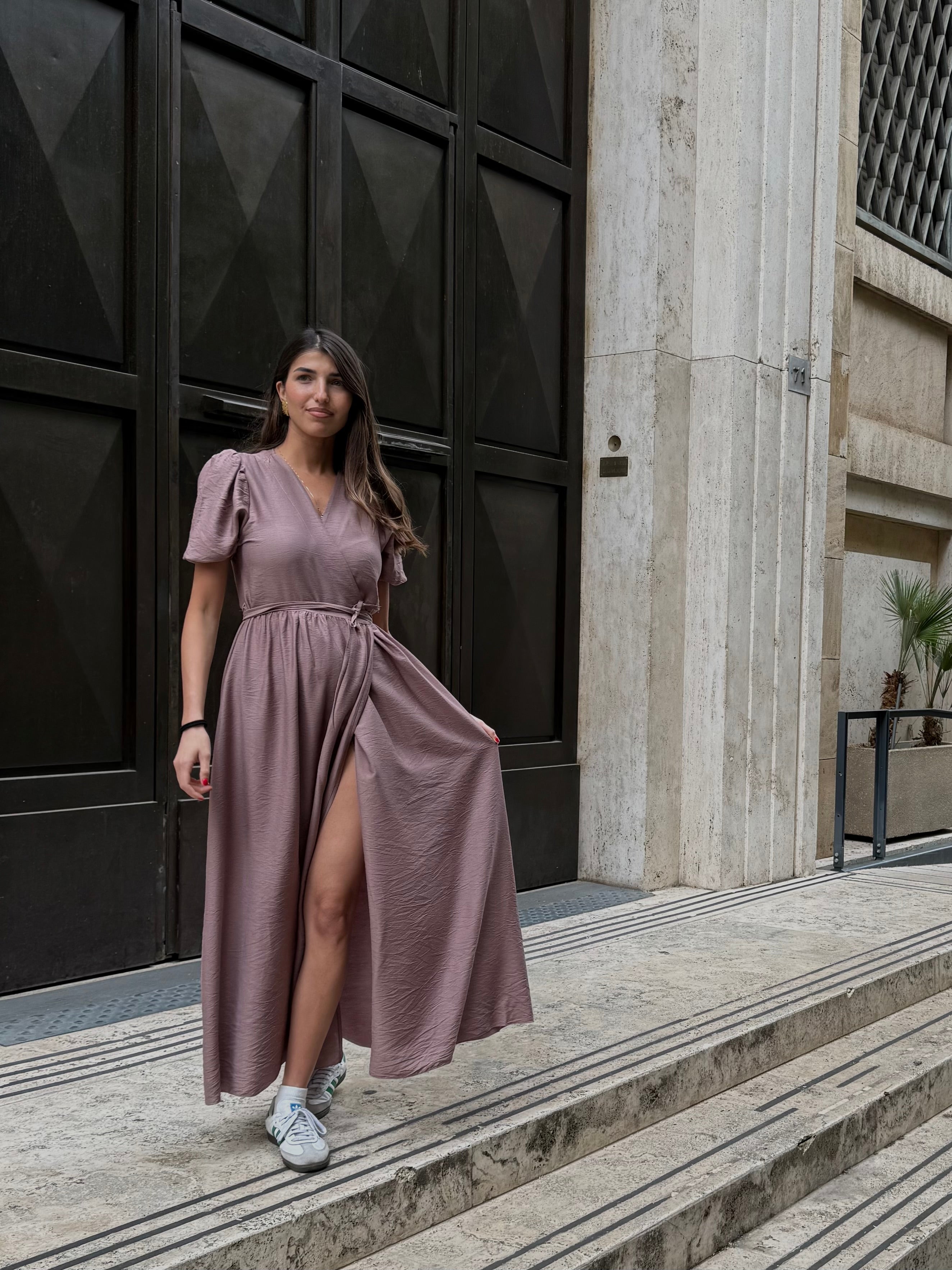 Dress Lucy fango - LadyB Shop Online