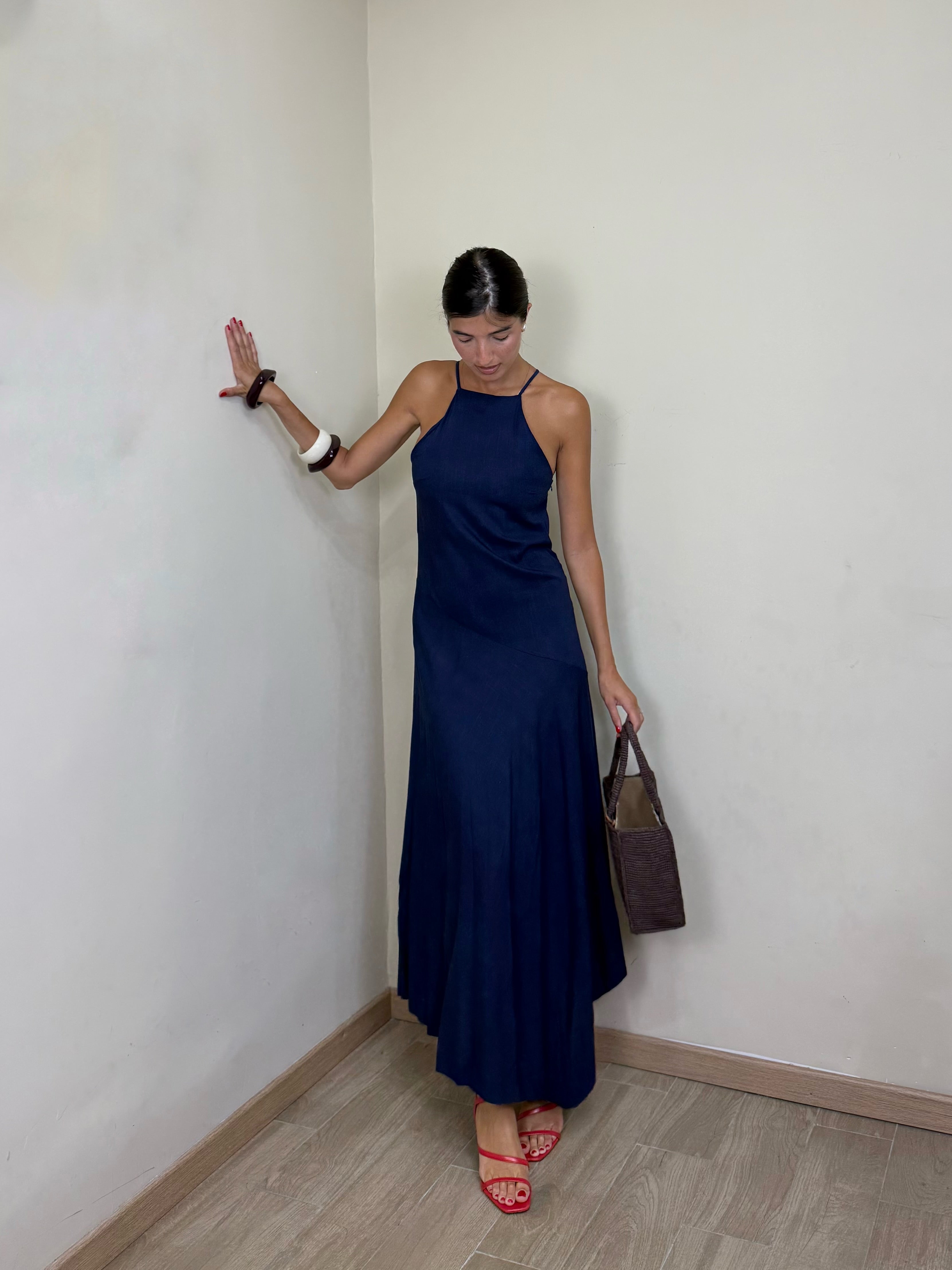 Dress in Lino by Lumina
