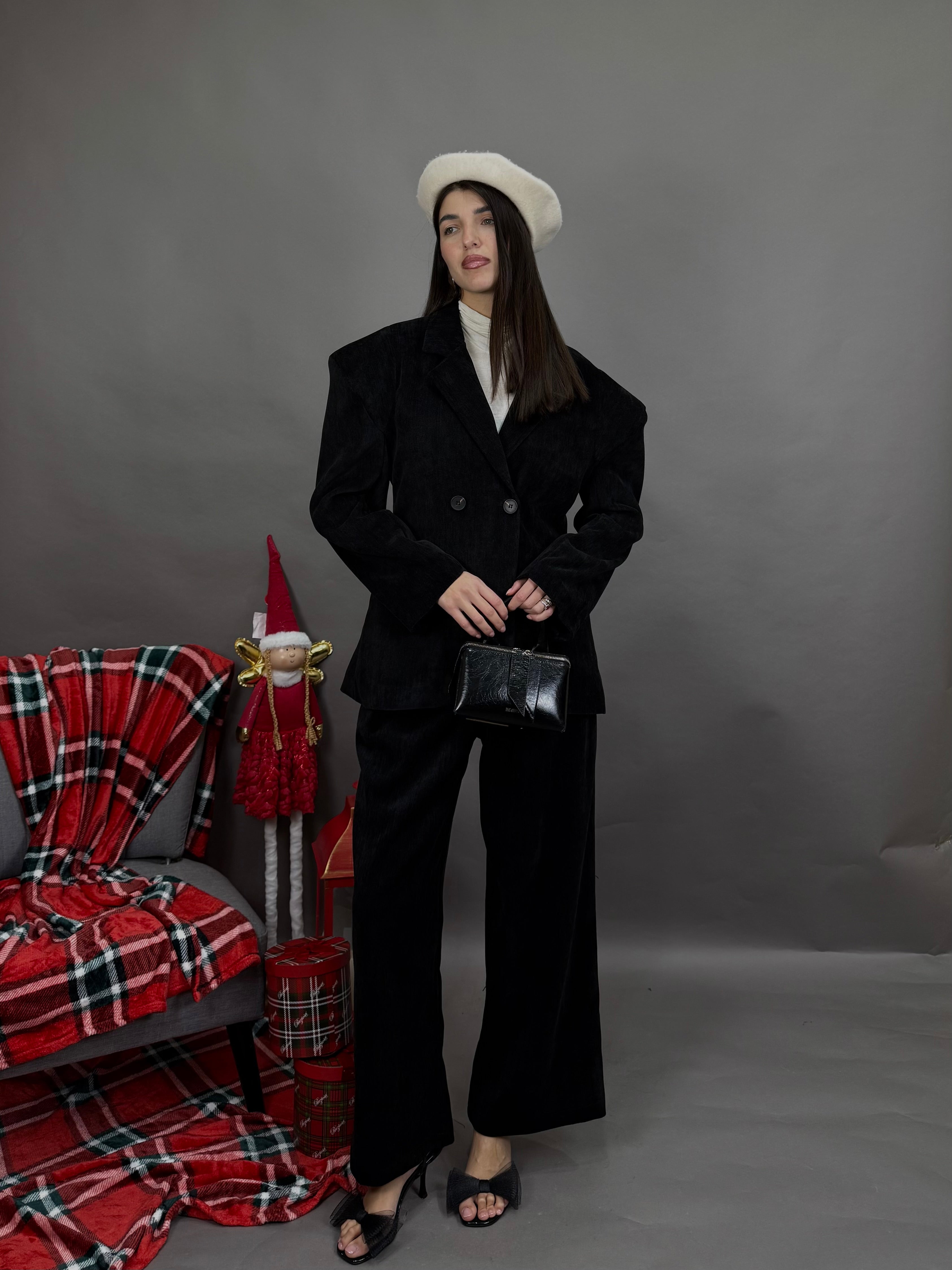 Blazer velluto by just