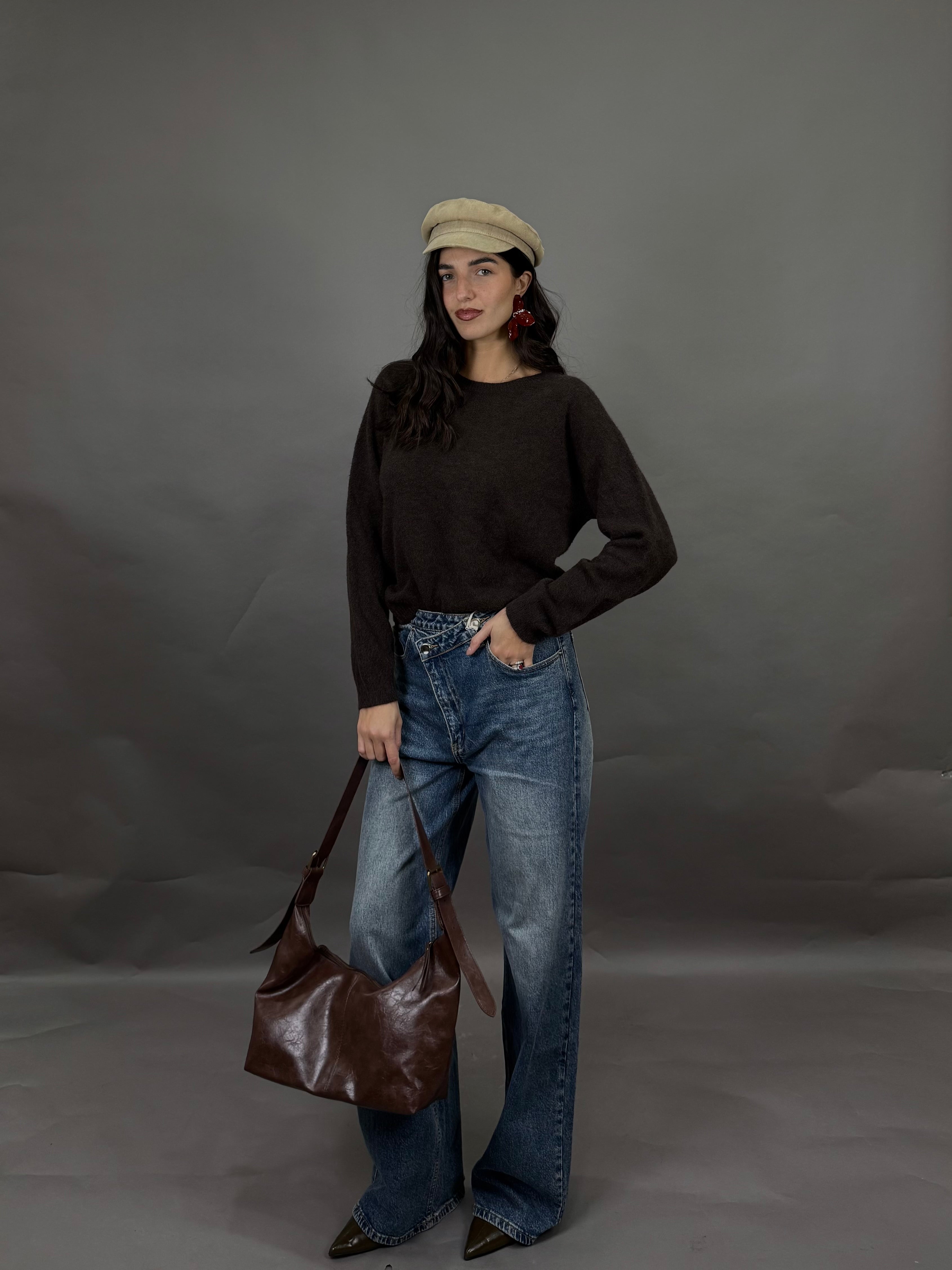 Maglione Lori marrone