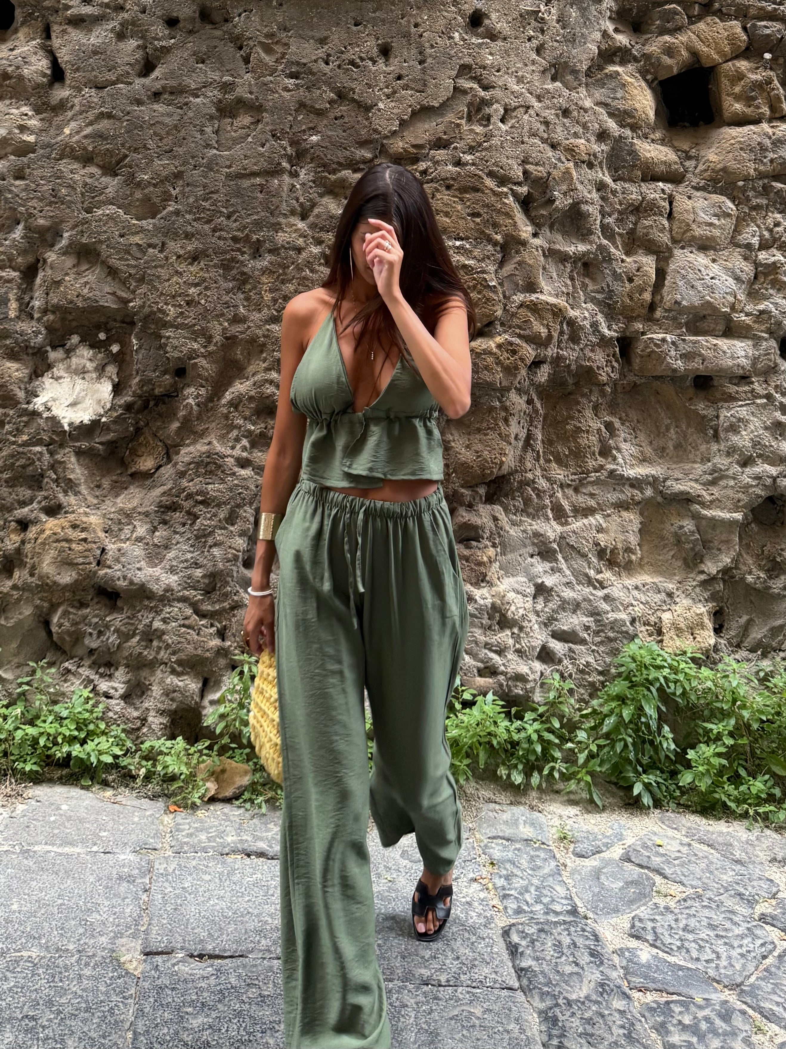 Coordinato Augusto verde - LadyB Shop Online