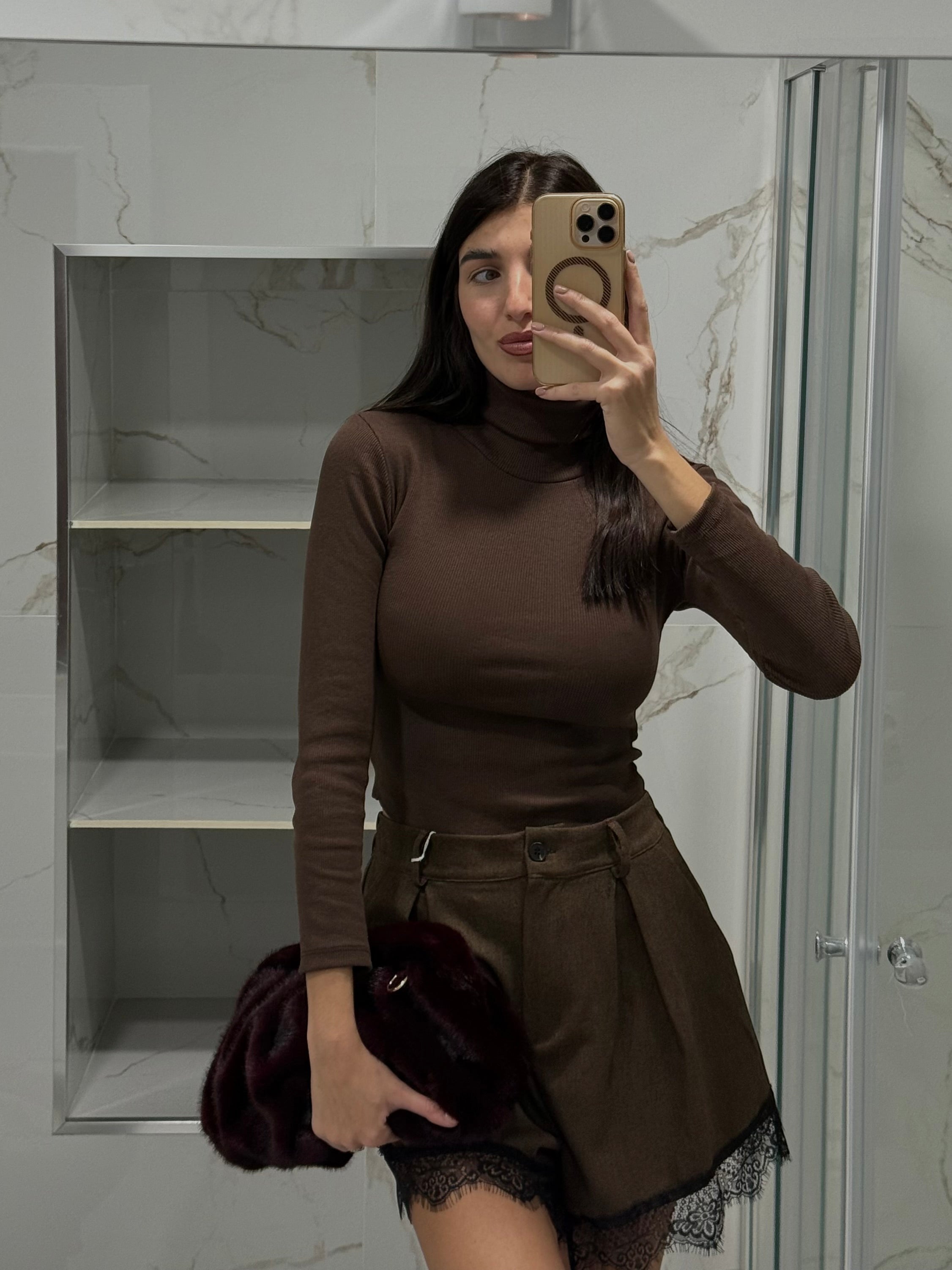 Body costina marrone