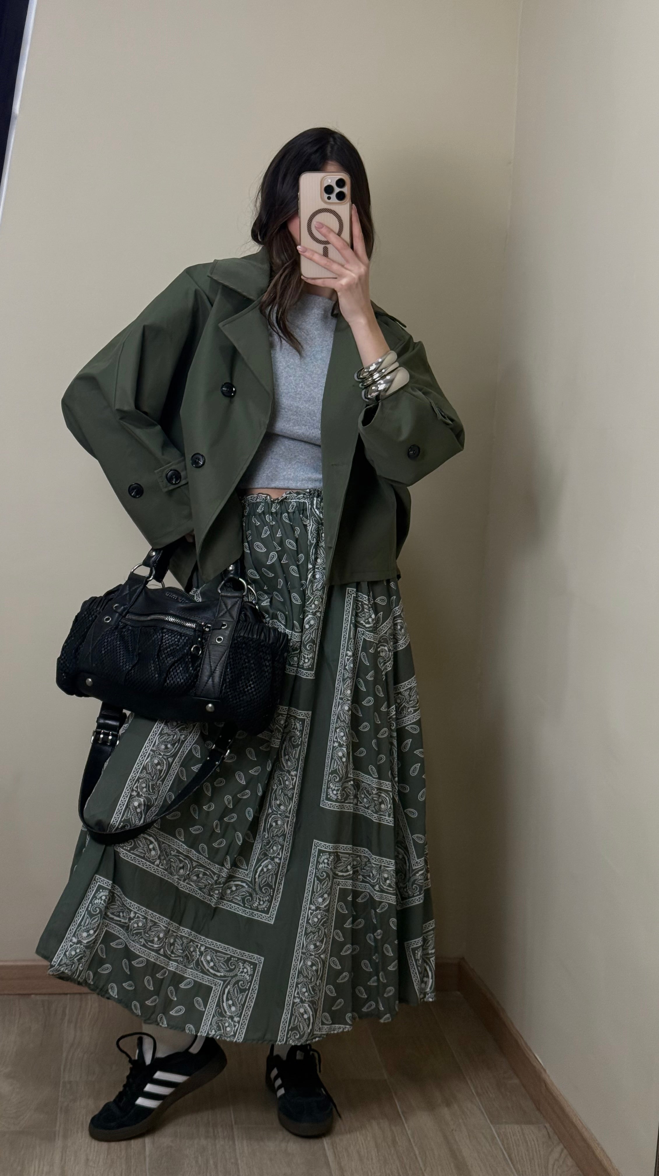 Gonna bandana verde - LadyB Shop Online