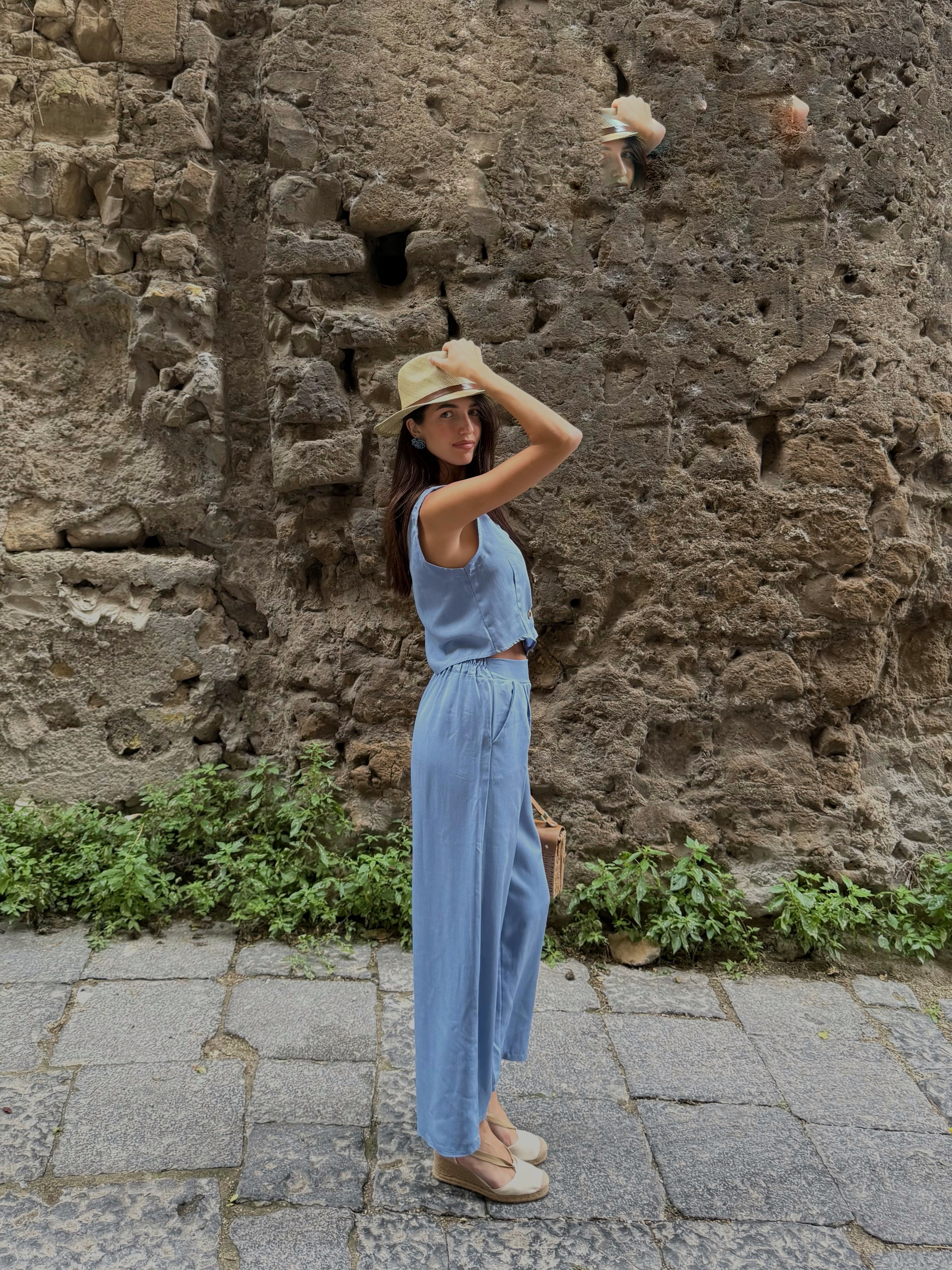 Coordinato polignano blu - LadyB Shop Online