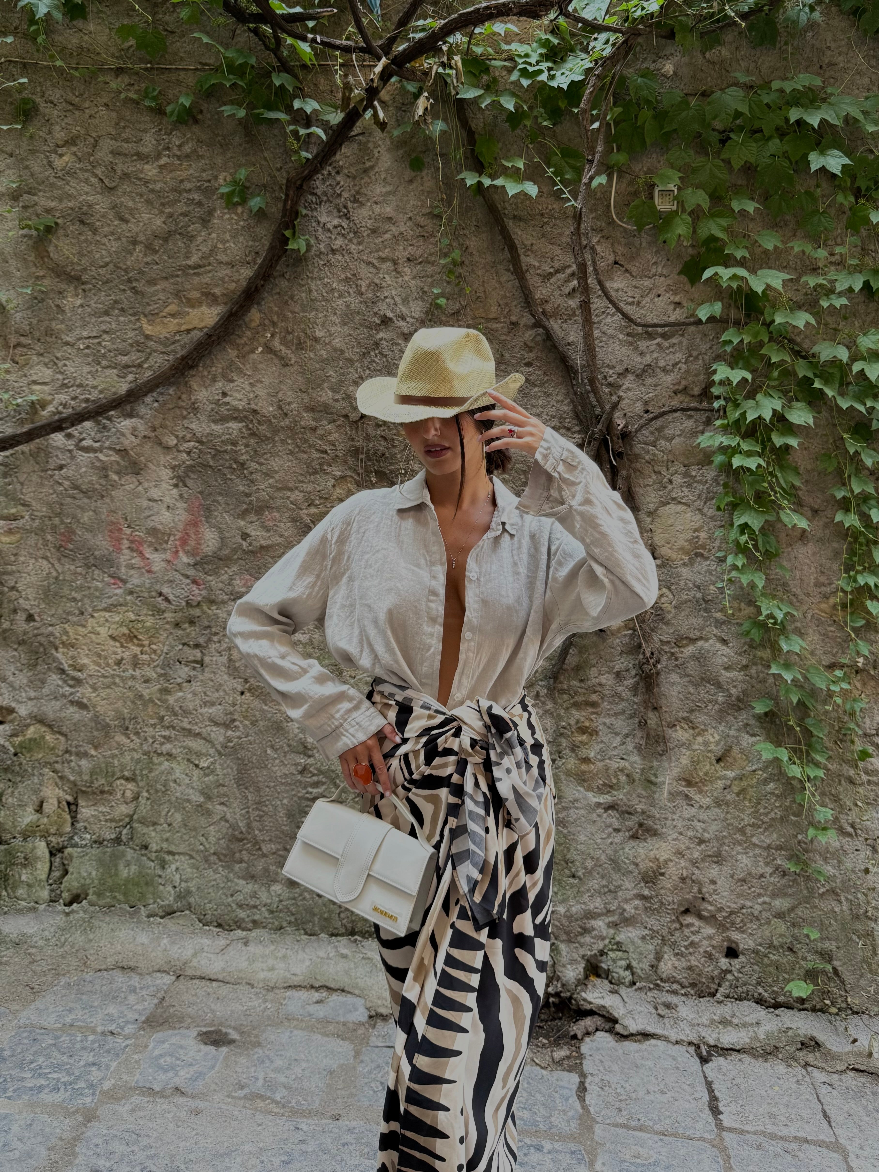 Camicia lino fango - LadyB Shop Online