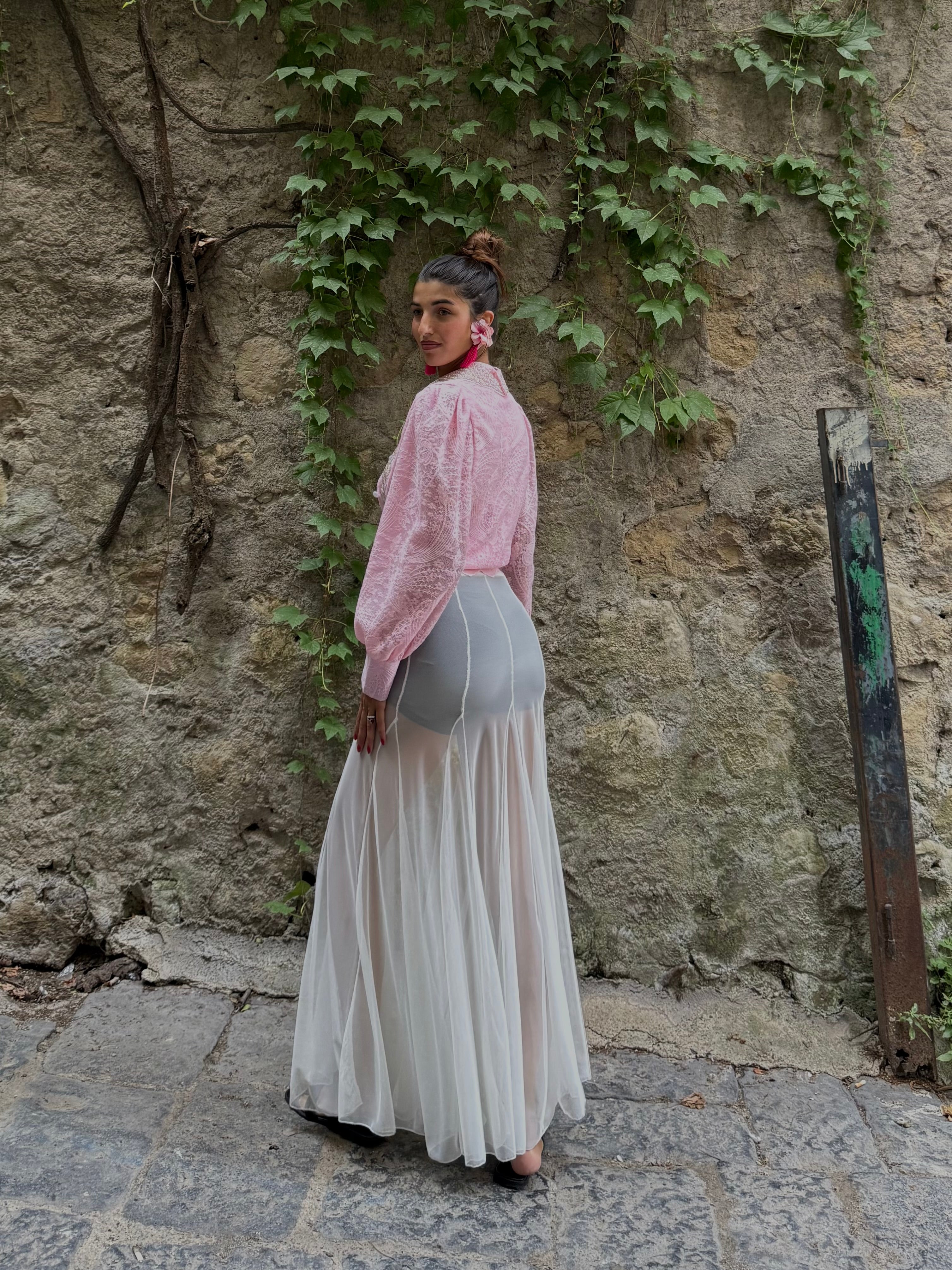 Gonna spagnola bianca - LadyB Shop Online